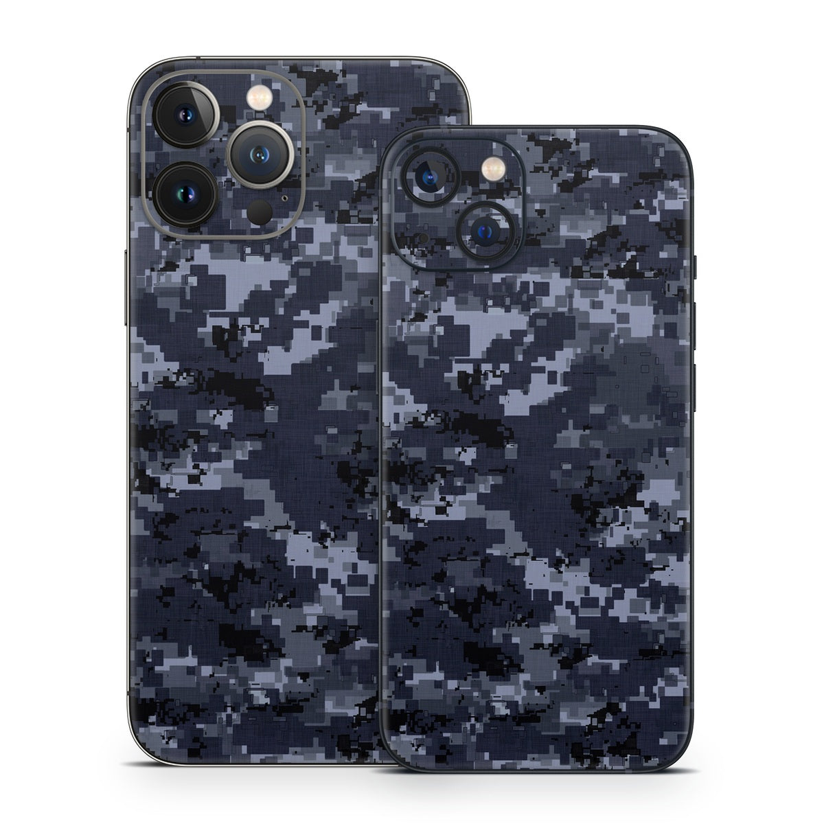 Digital Navy Camo - Apple iPhone 13 Skin