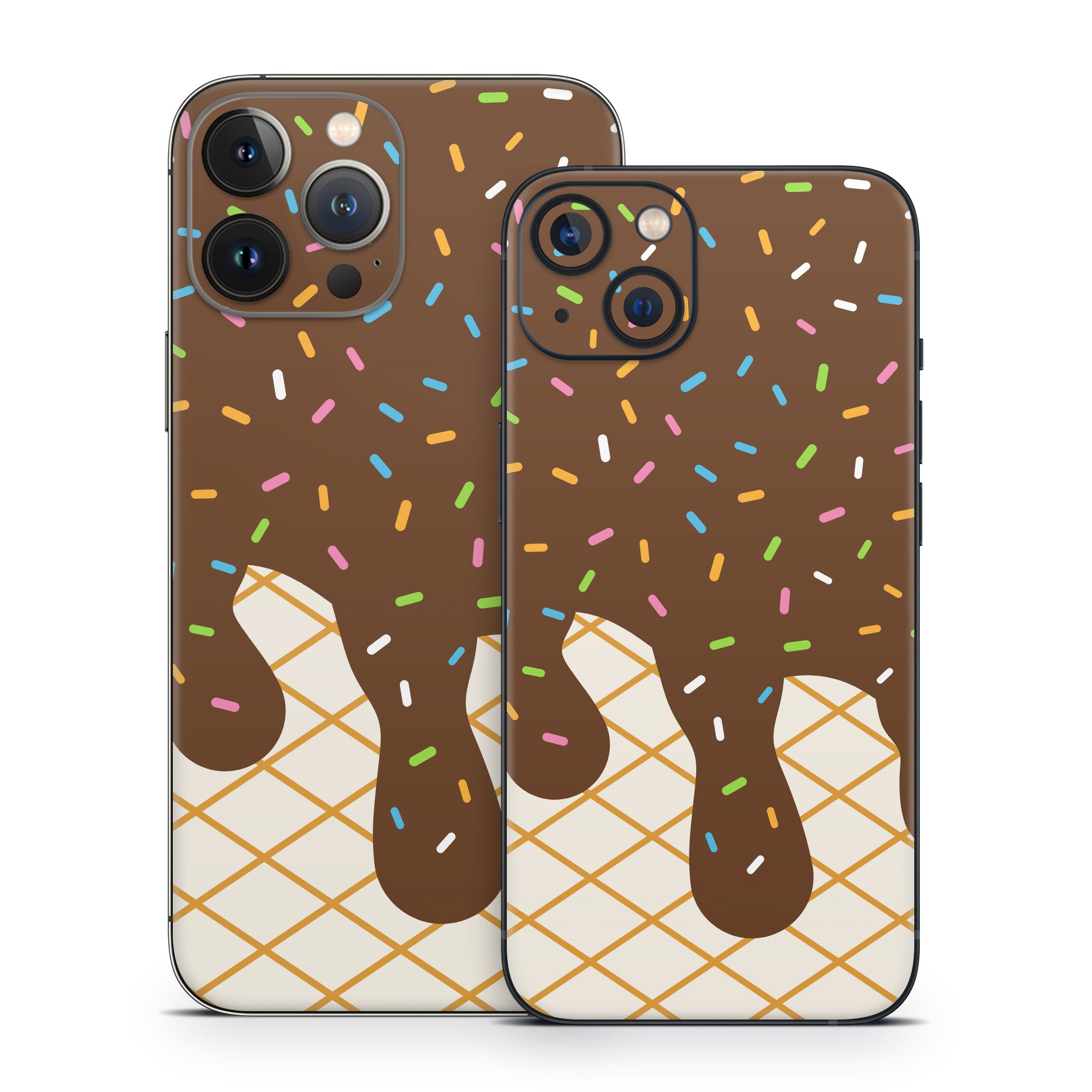 Chocolate Ice Cream Drip - Apple iPhone 13 Skin