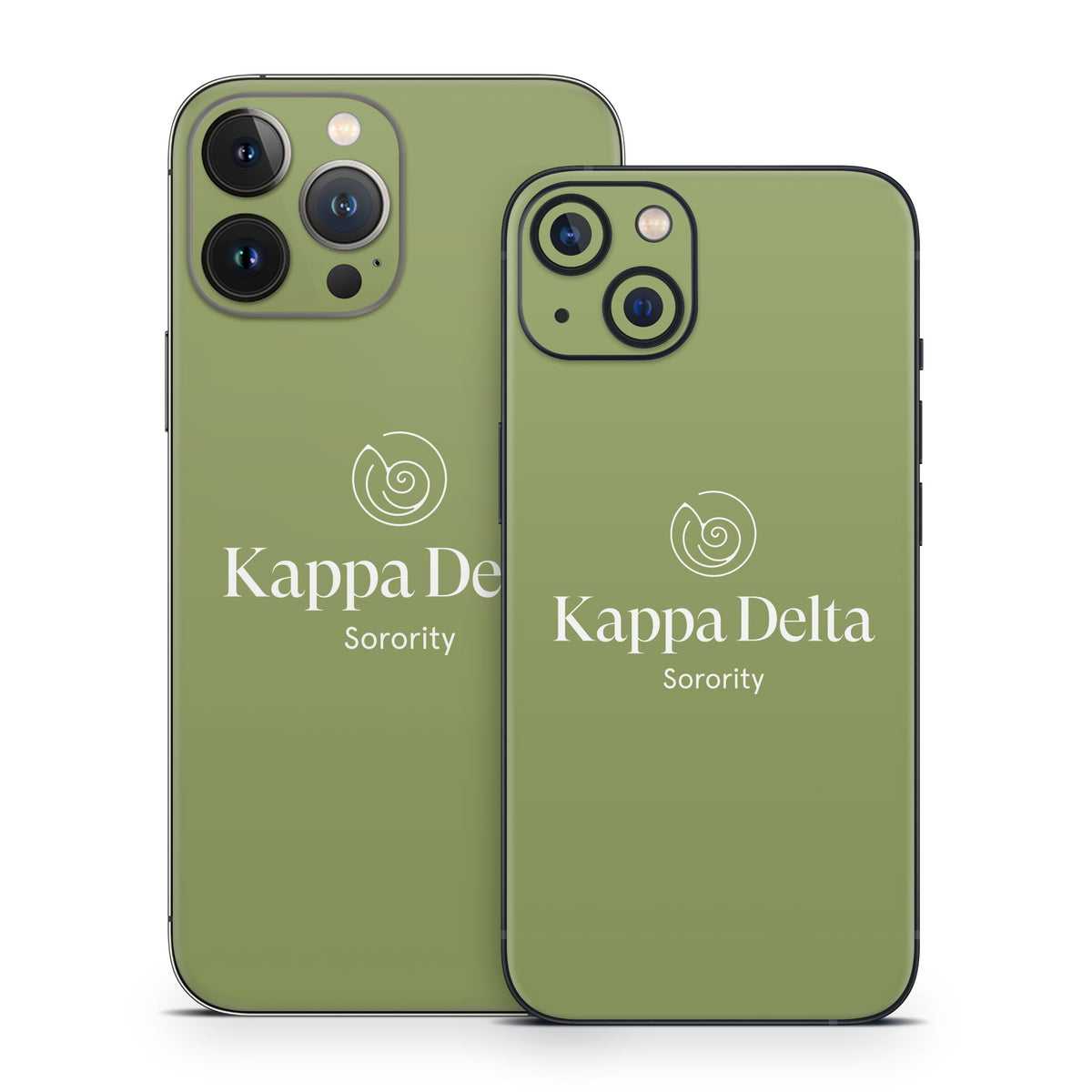 Kappa Delta Primary Logo KD Olive - Apple iPhone 13 Skin