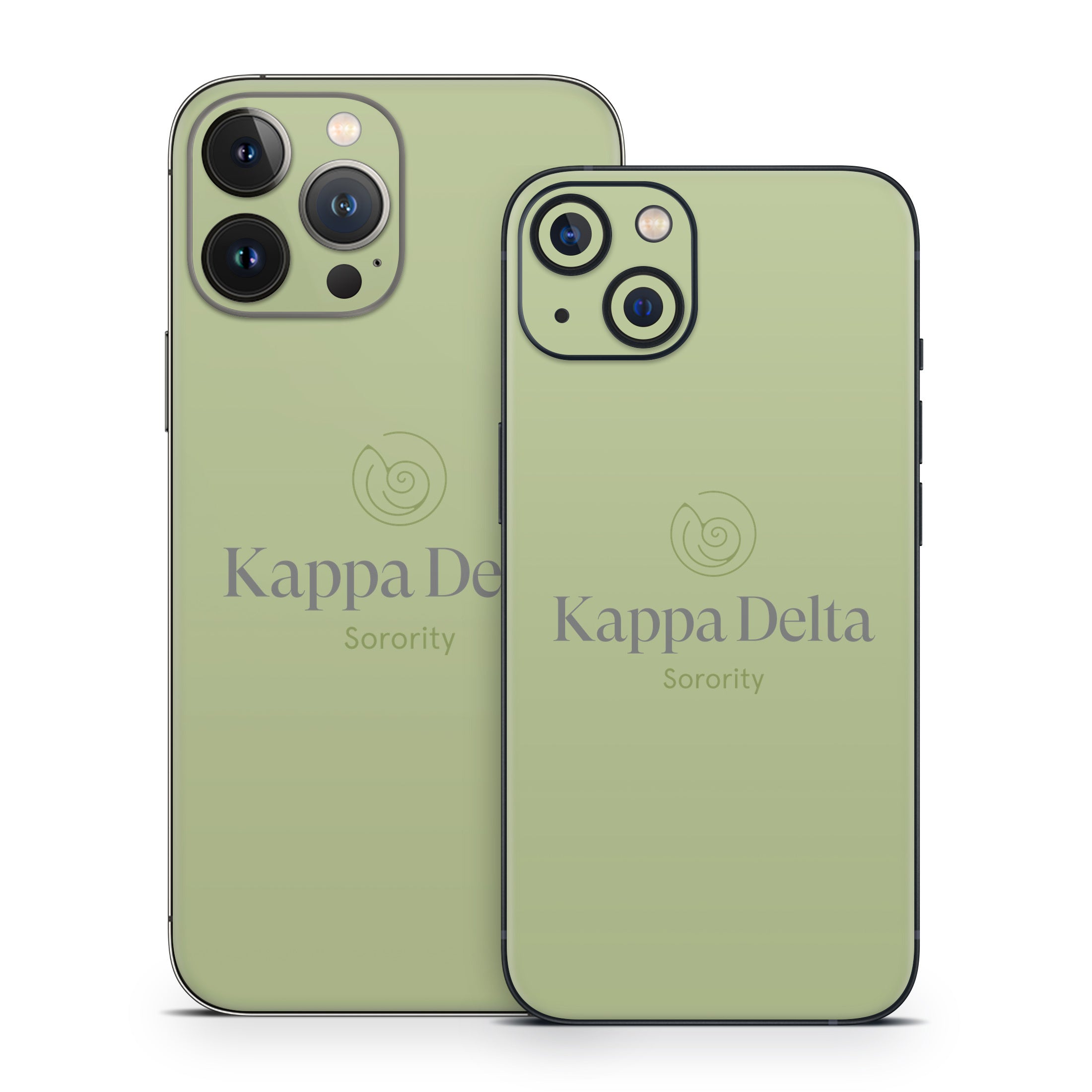 Kappa Delta Primary Logo Light Olive - Apple iPhone 13 Skin