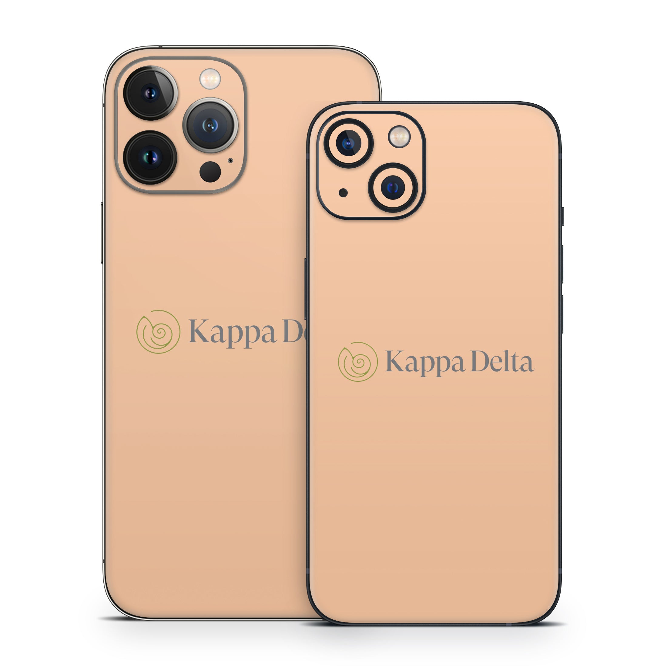 Kappa Delta Secondary Logo Empowered Peach - Apple iPhone 13 Skin