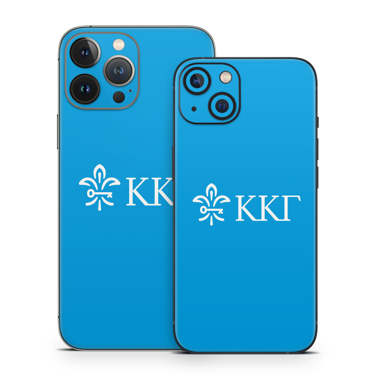 Kappa Kappa Gamma Letterkey Horizontal Gamma Blue - Apple iPhone 13 Skin