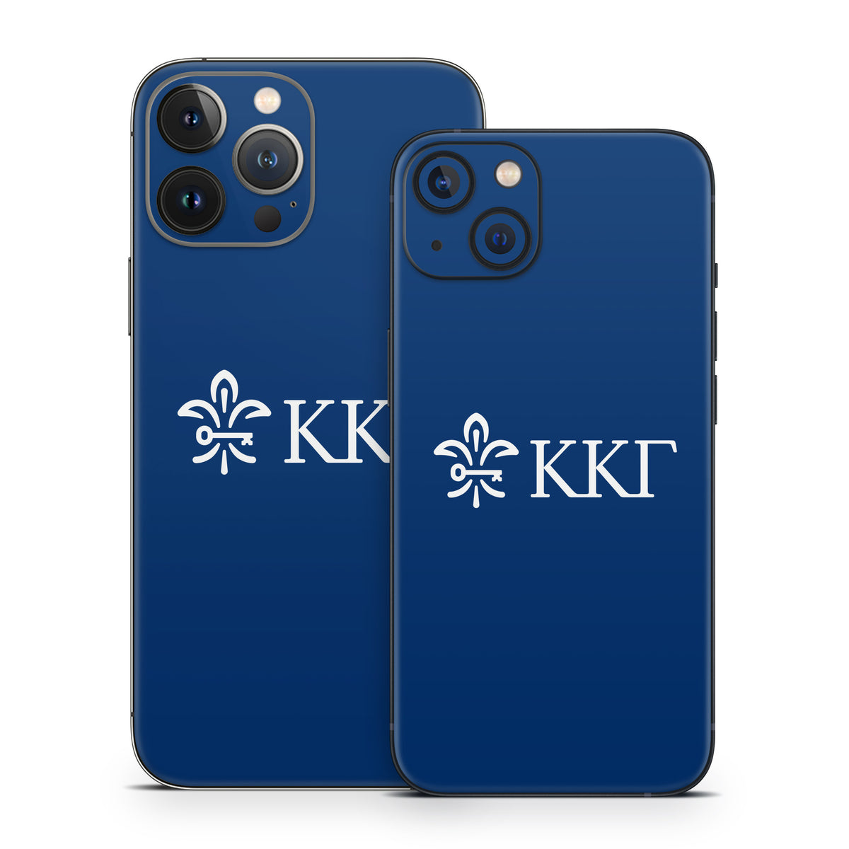 Kappa Kappa Gamma Letterkey Horizontal Kappa Blue - Apple iPhone 13 Skin