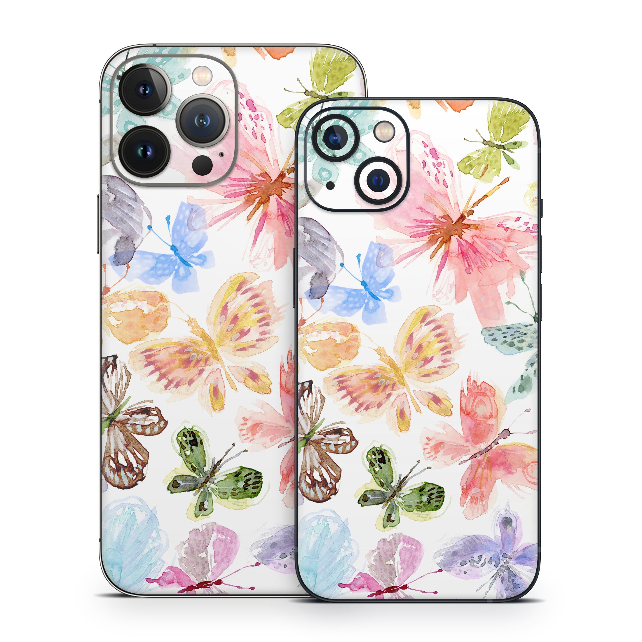 Pastel Butterflies - Apple iPhone 13 Skin
