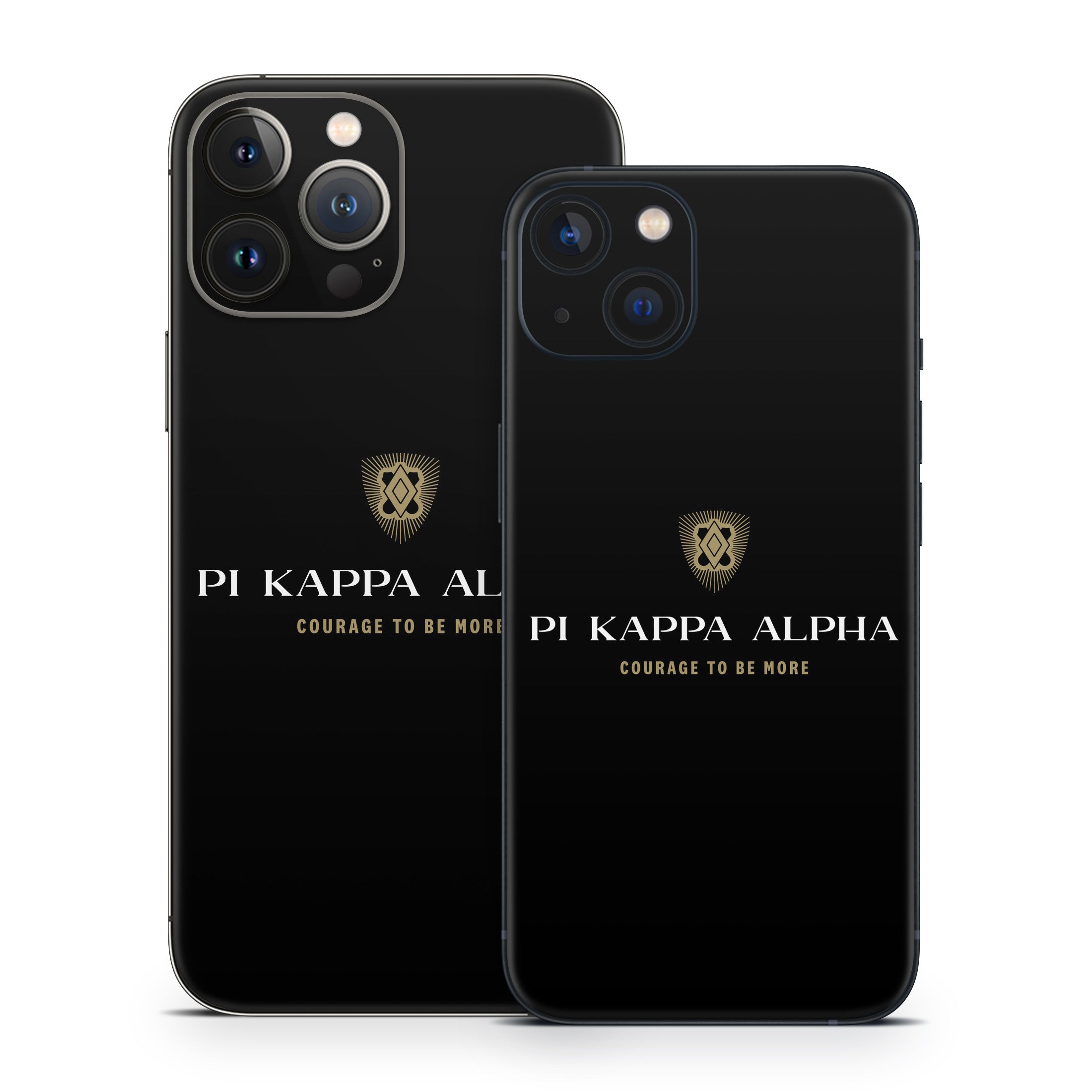 Pi Kappa Alpha Formal Logo Black - Apple iPhone 13 Skin