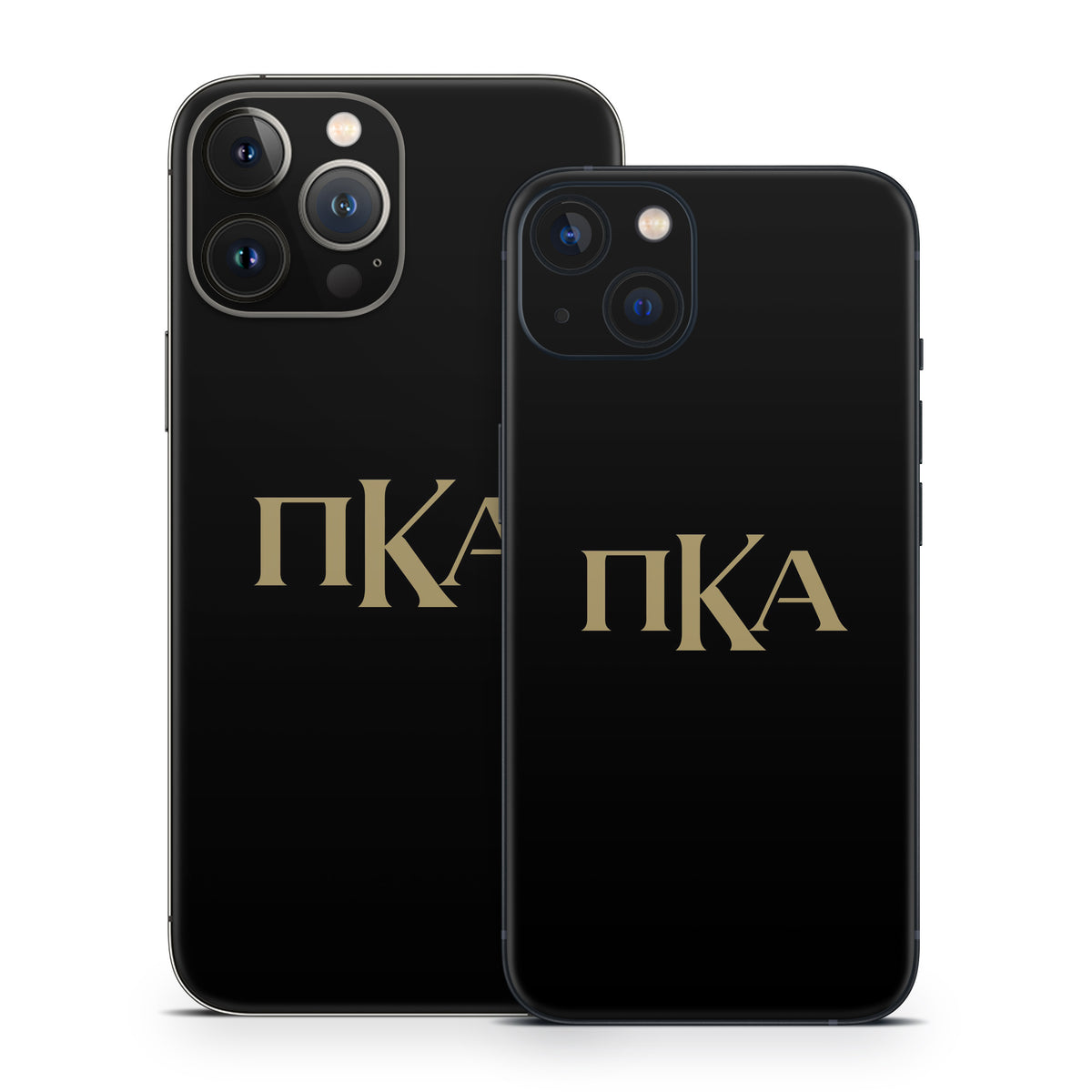 Pi Kappa Alpha Greek Letters Black - Apple iPhone 13 Skin