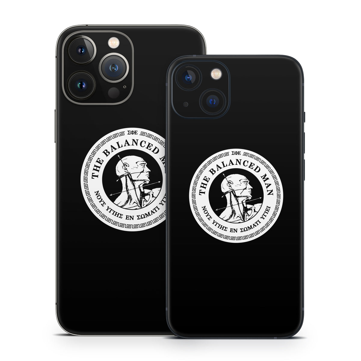 Sigma Phi Epsilon Balanced Man Black - Apple iPhone 13 Skin
