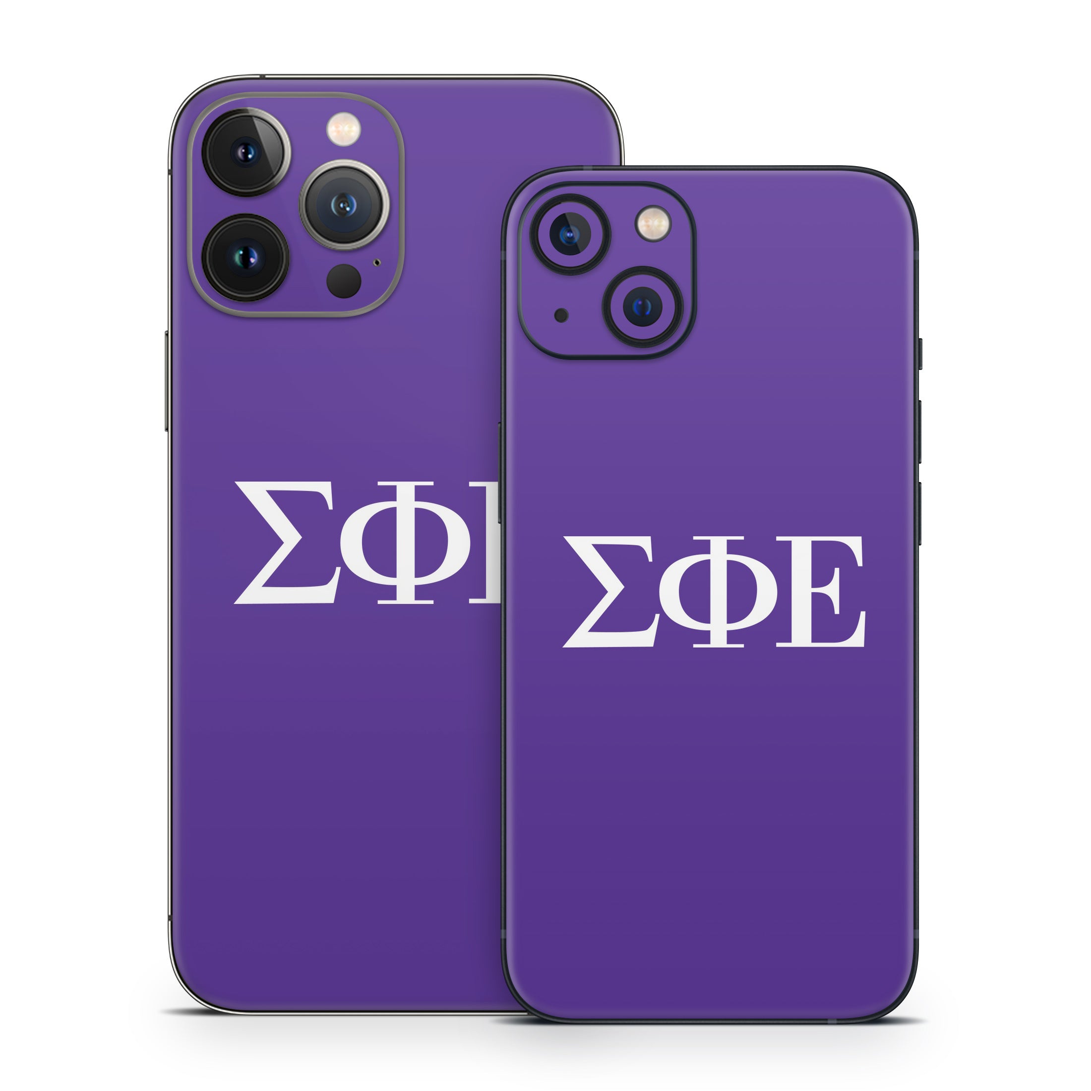 Sigma Phi Epsilon Greek Letters Purple - Apple iPhone 13 Skin