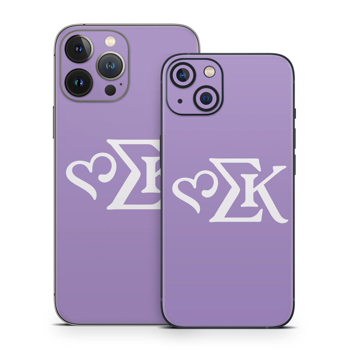 Sigma Kappa Greek Letters Dove Love on Legacy Lavender - Apple iPhone 13 Skin