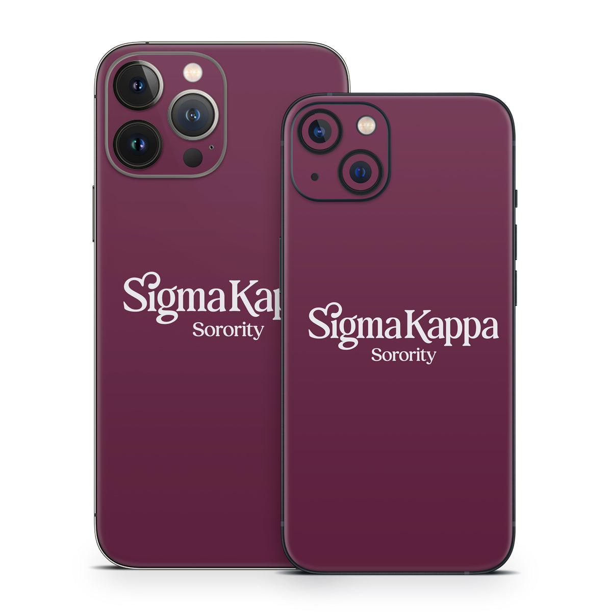 Sigma Kappa Sorority Logo Dove Love on Mary Maroon - Apple iPhone 13 Skin