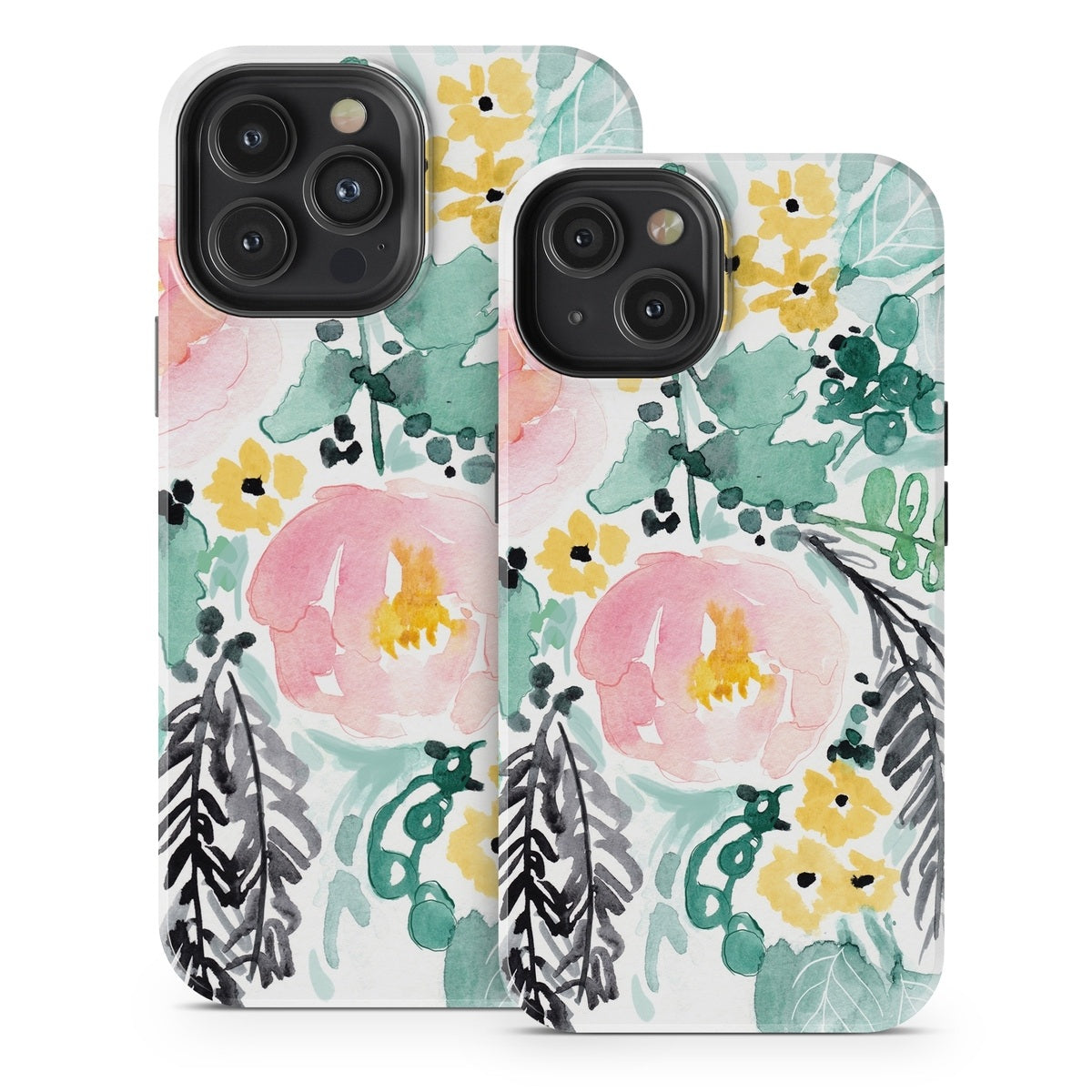 Blushed Flowers - Apple iPhone 13 Tough Case