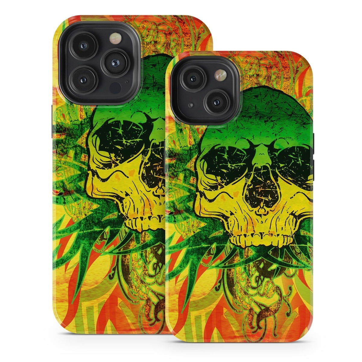 Hot Tribal Skull - Apple iPhone 13 Tough Case