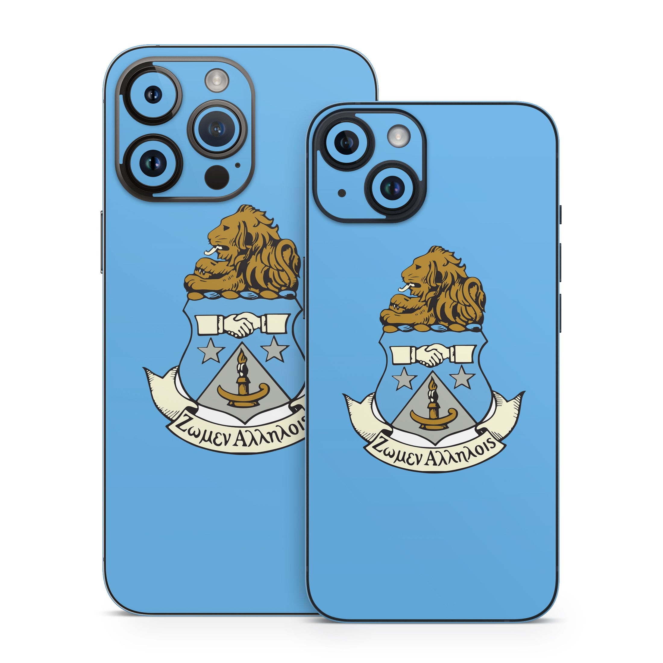 Alpha Delta Pi Crest Adelphean Blue - Apple iPhone 14 Skin
