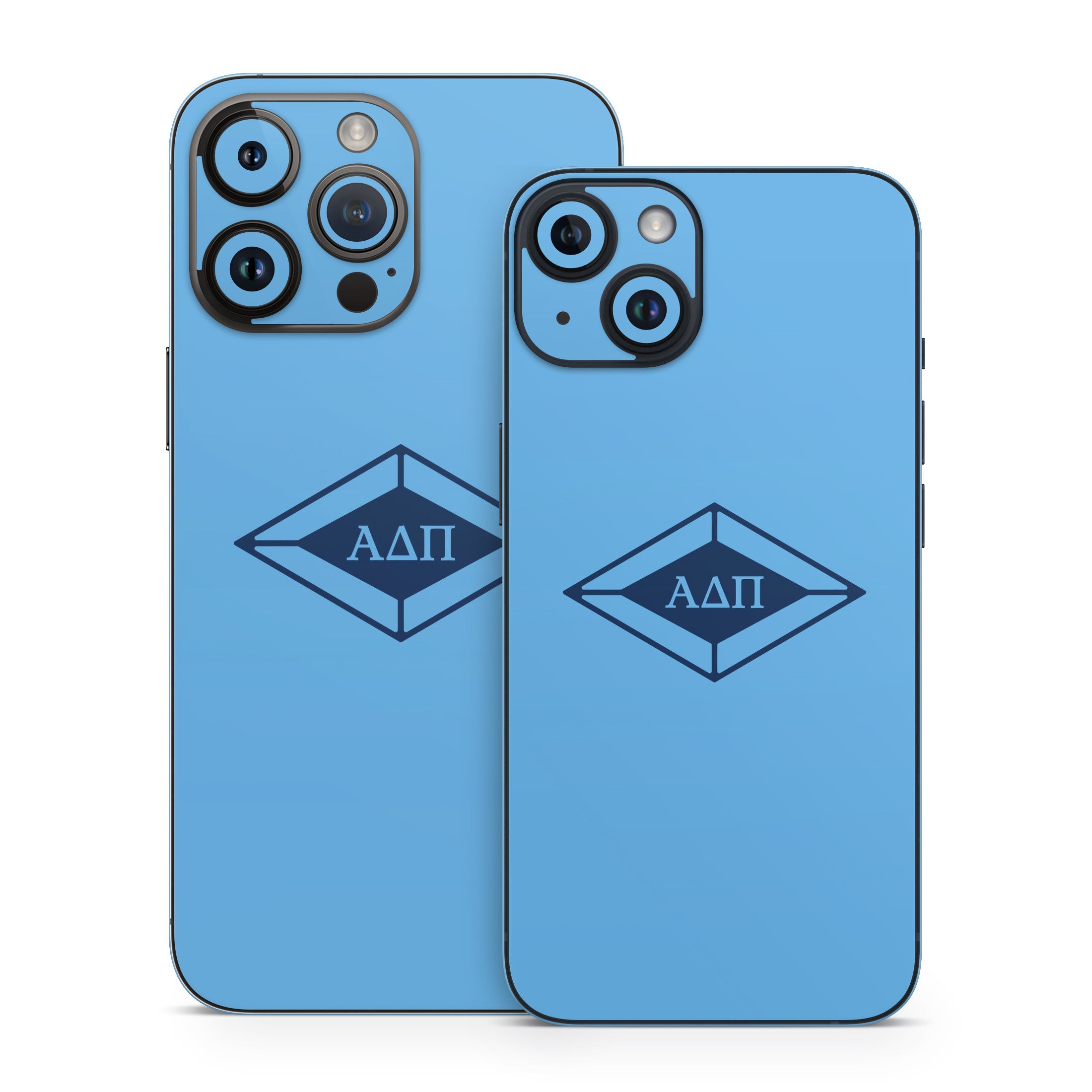 Alpha Delta Pi Diamond Letters Adelphean Blue - Apple iPhone 14 Skin