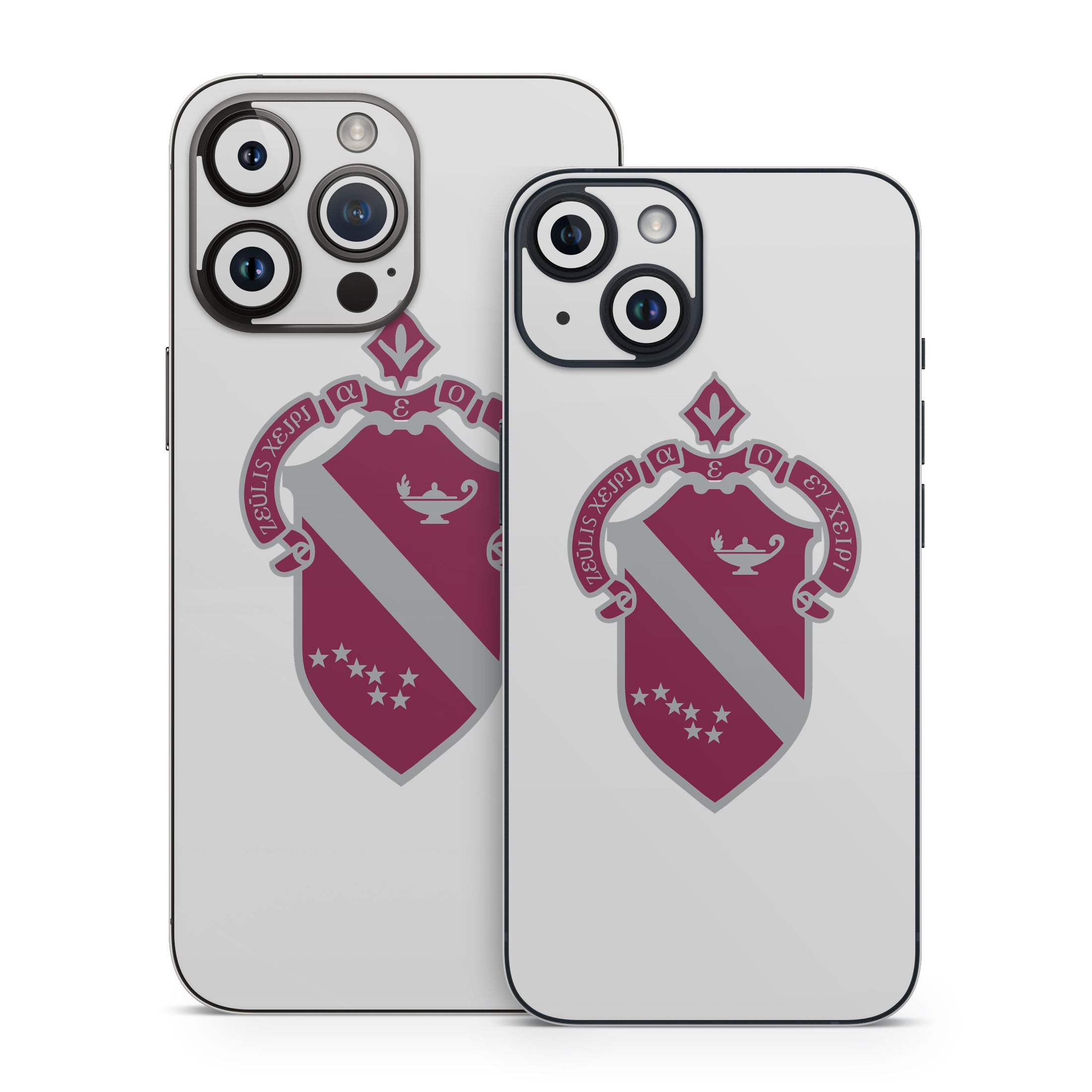 Alpha Phi Crest Silver - Apple iPhone 14 Skin