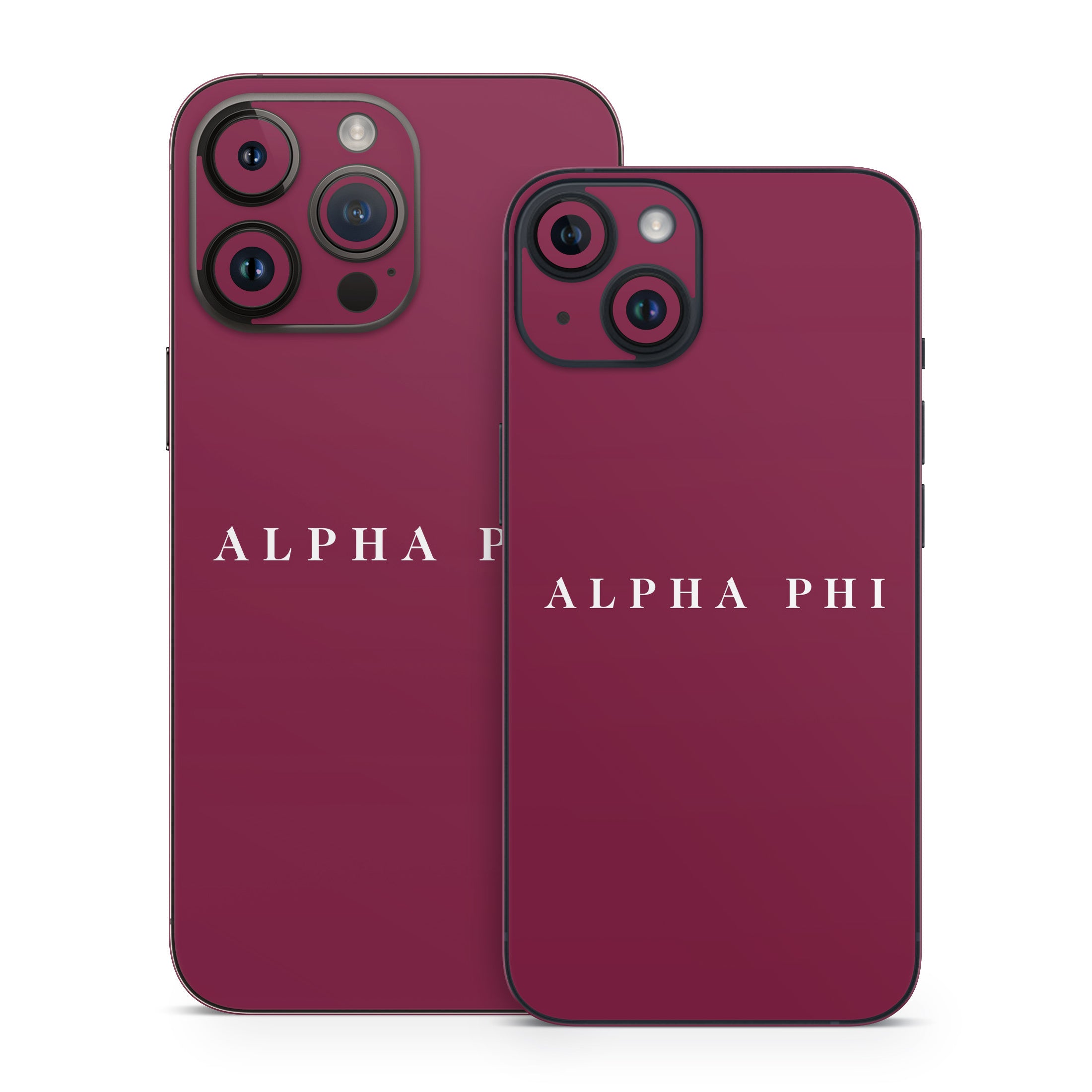Alpha Phi Wordmark Bordeaux - Apple iPhone 14 Skin