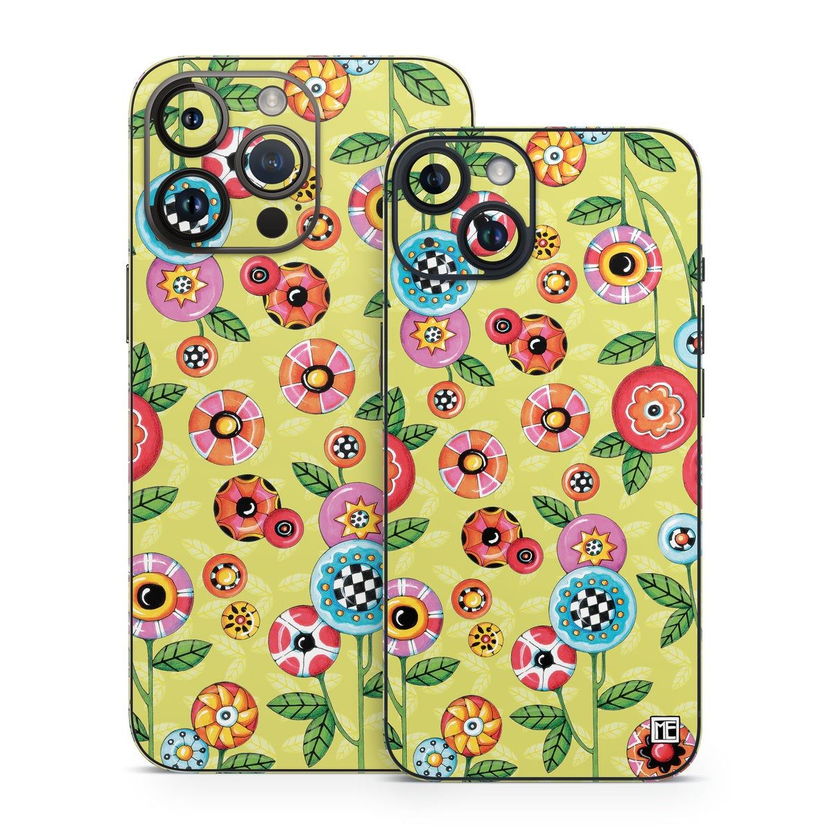 Button Flowers - Apple iPhone 14 Skin