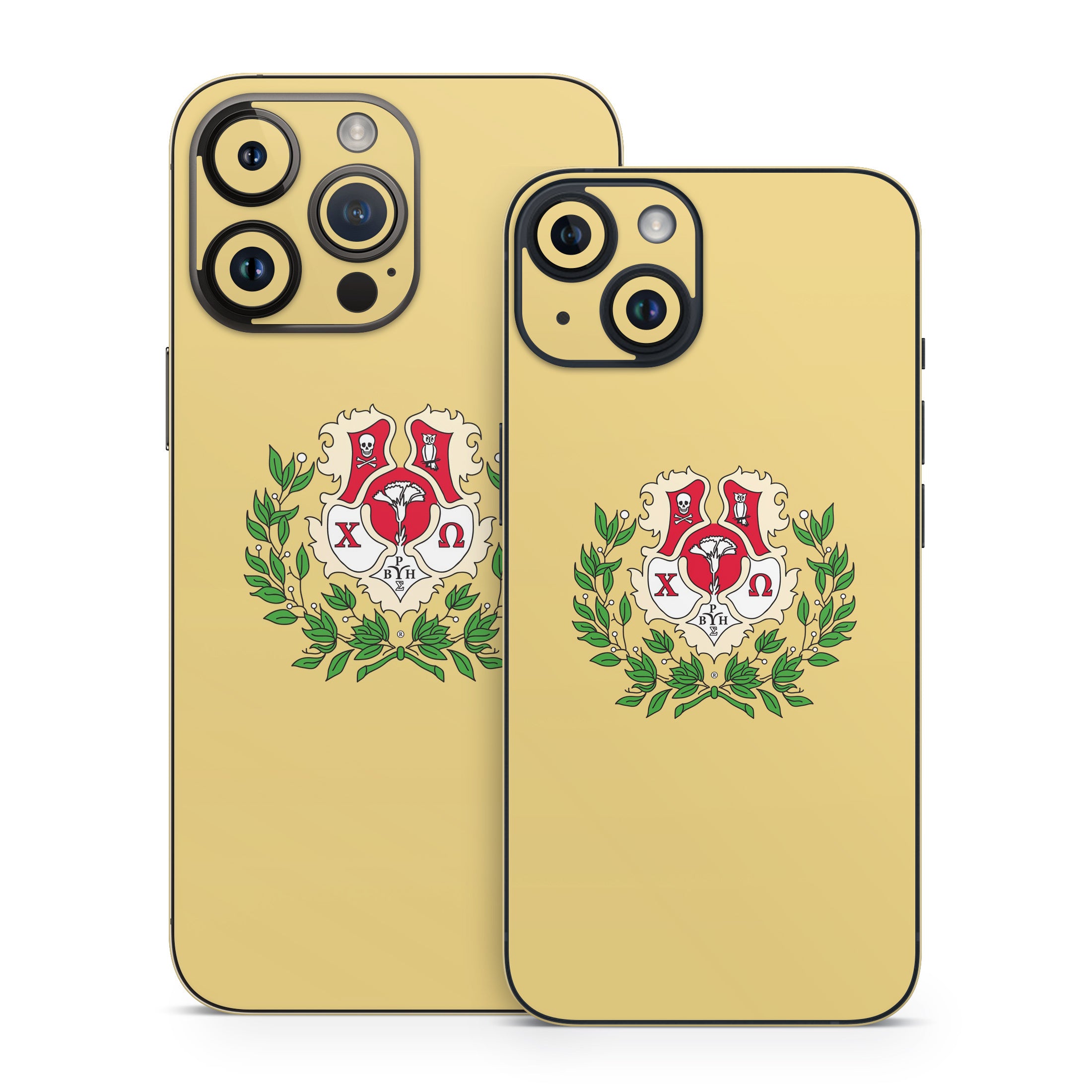 Chi Omega Crest Straw - Apple iPhone 14 Skin