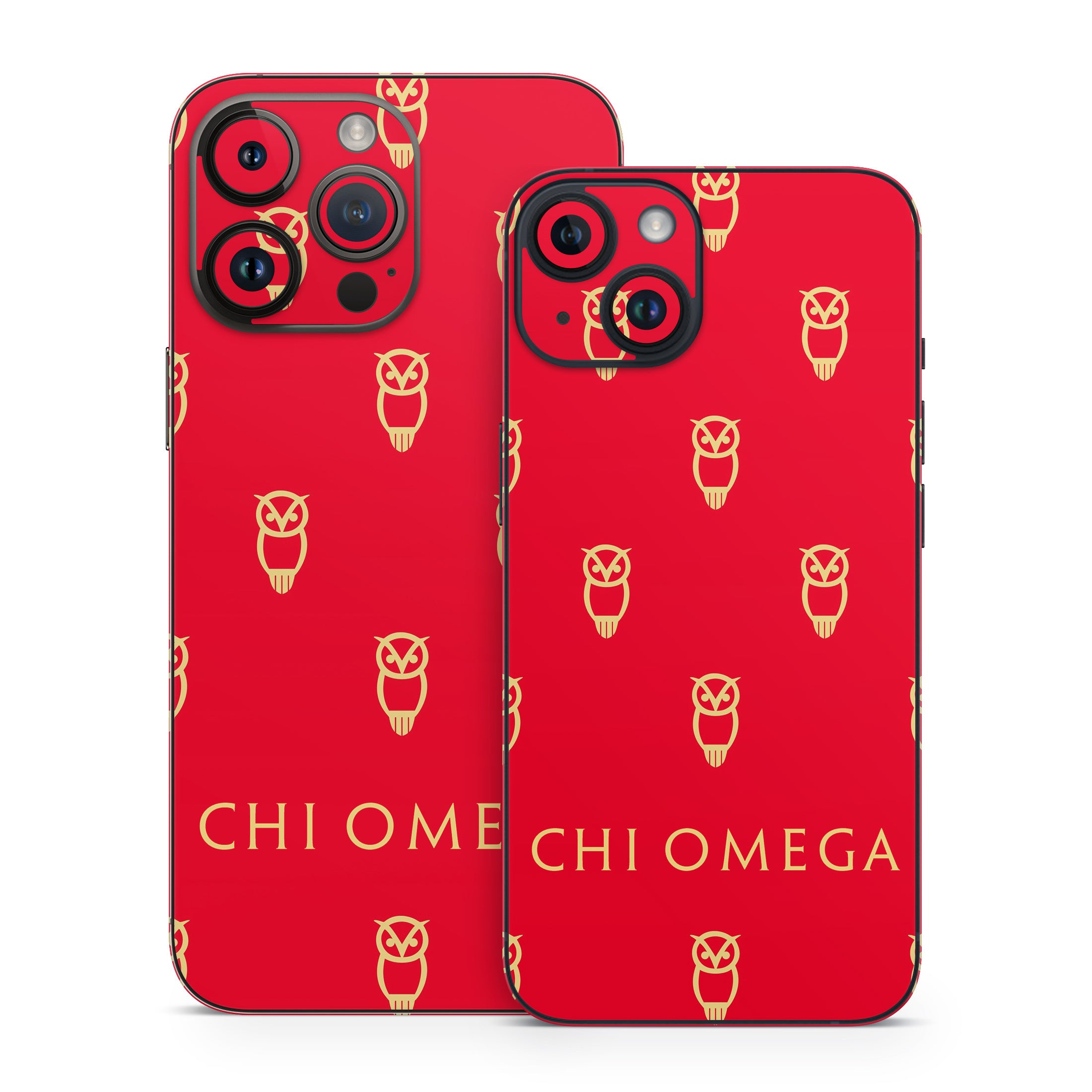 Chi Omega Owl Pattern - Apple iPhone 14 Skin