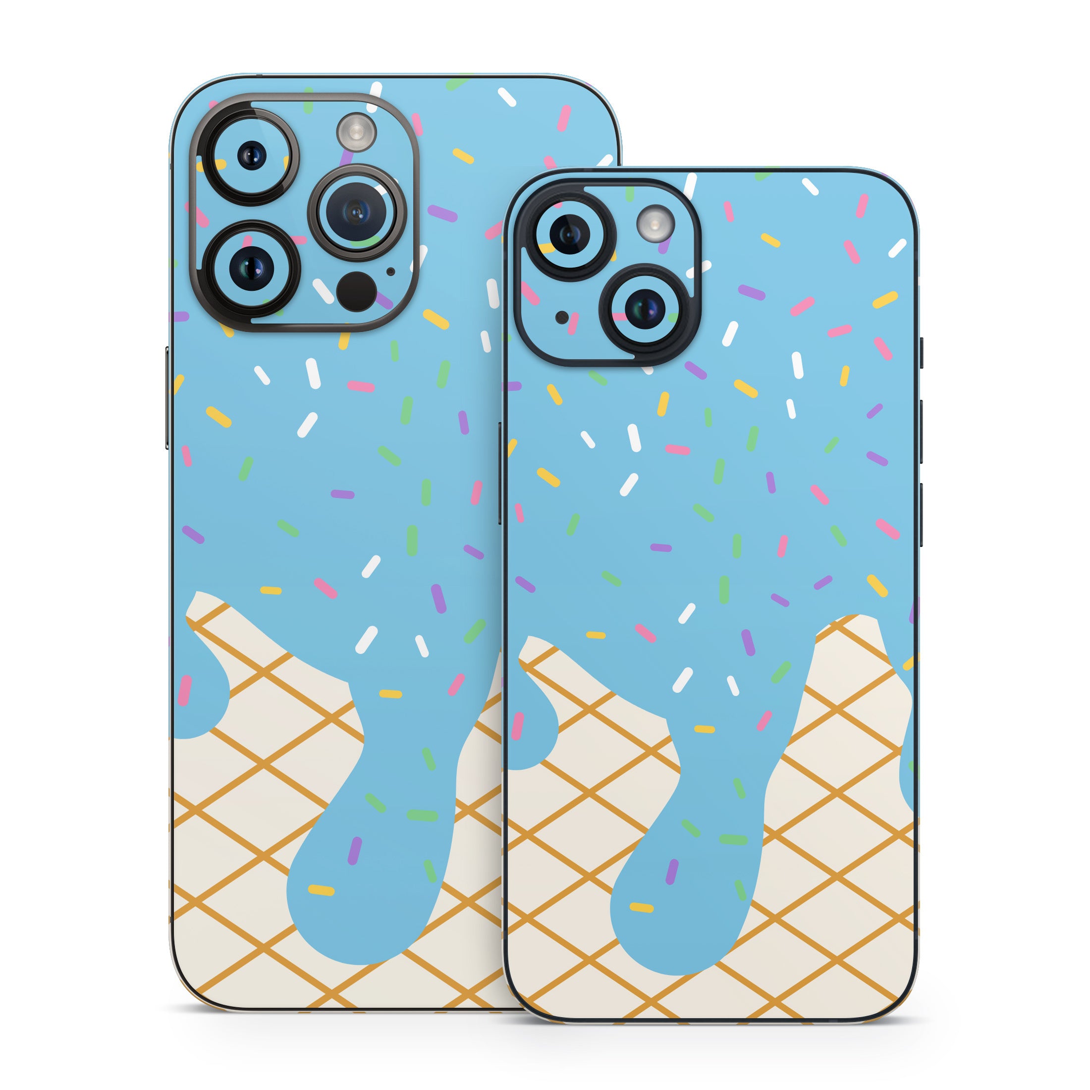 Cotton Candy Ice Cream Drip - Apple iPhone 14 Skin