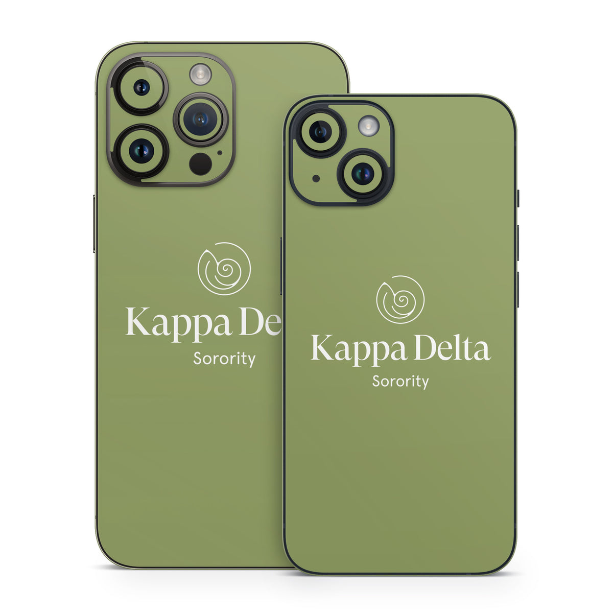 Kappa Delta Primary Logo KD Olive - Apple iPhone 14 Skin