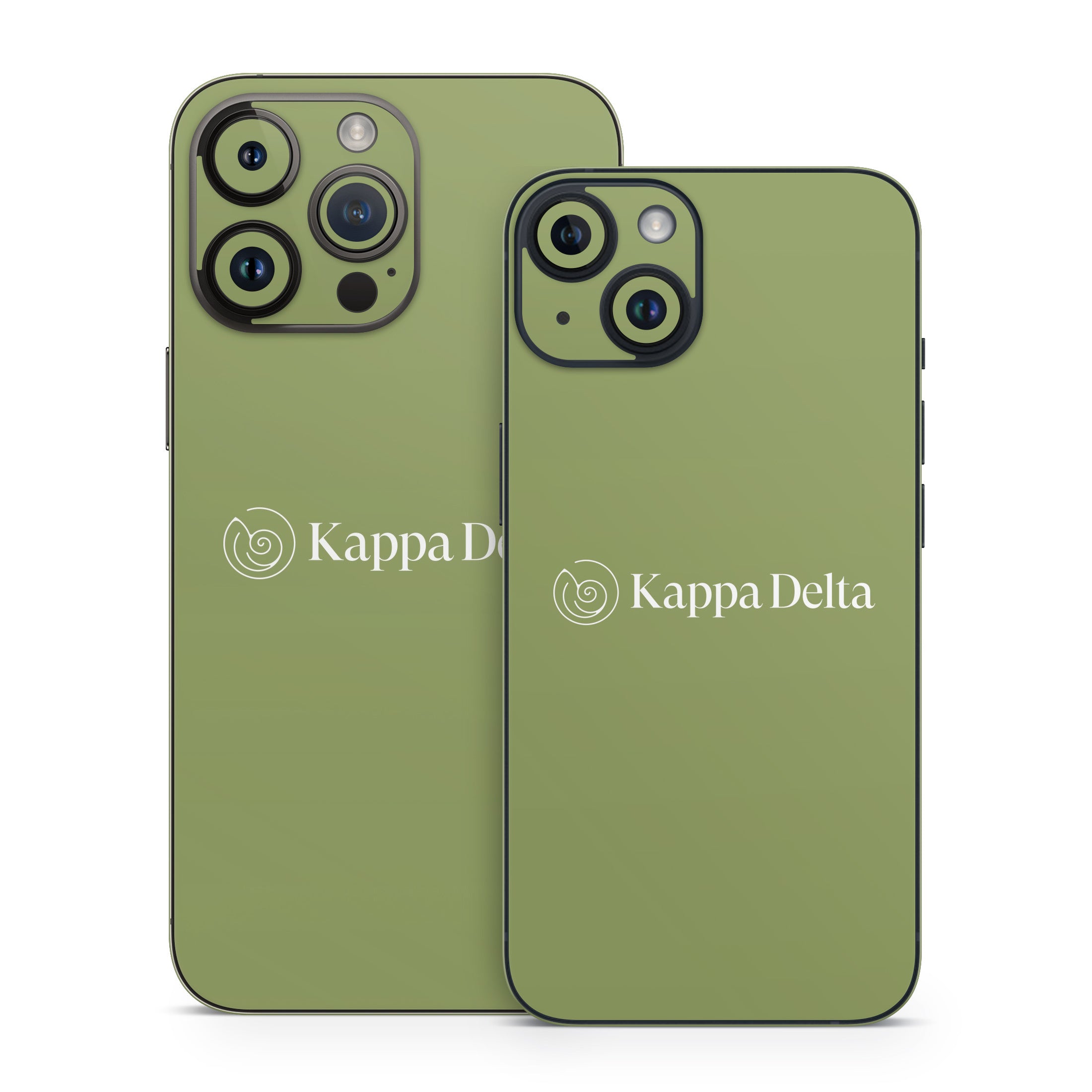 Kappa Delta Secondary Logo KD Olive - Apple iPhone 14 Skin
