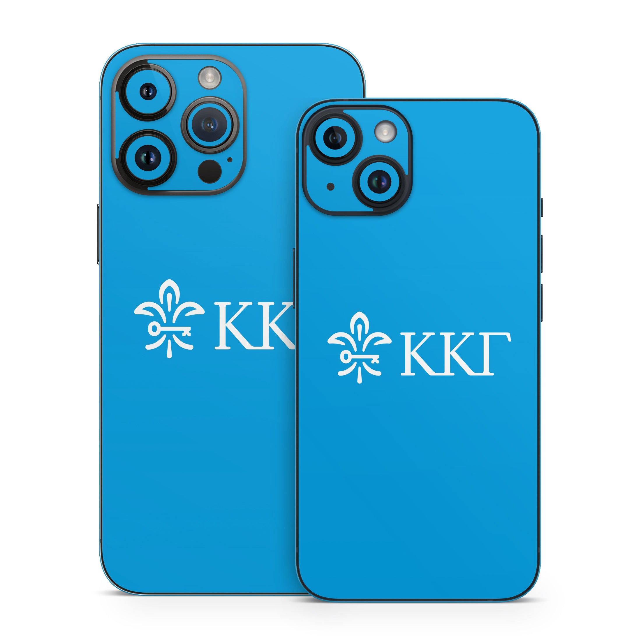 Kappa Kappa Gamma Letterkey Horizontal Gamma Blue - Apple iPhone 14 Skin
