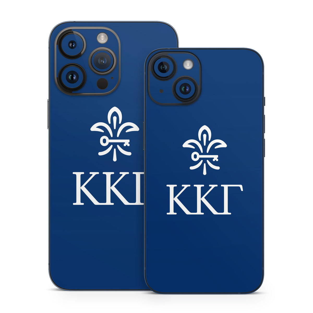 Kappa Kappa Gamma Letterkey Vertical Kappa Blue - Apple iPhone 14 Skin