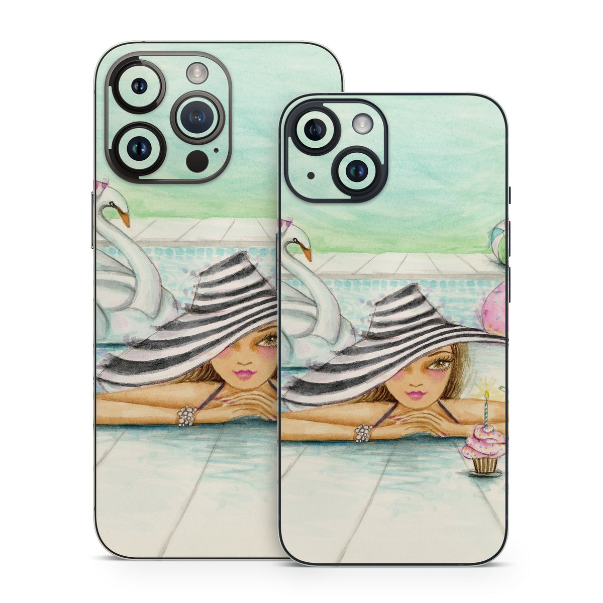 Delphine at the Pool Party - Apple iPhone 14 Skin