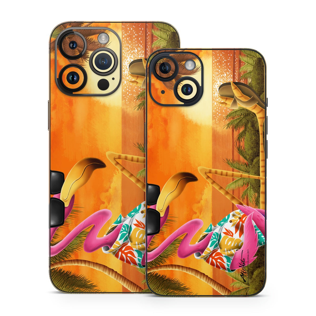 Sunset Flamingo - Apple iPhone 14 Skin
