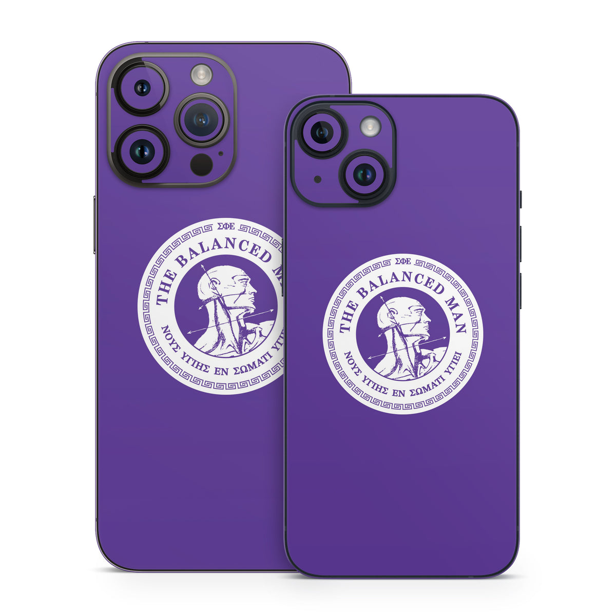 Sigma Phi Epsilon Balanced Man Purple - Apple iPhone 14 Skin