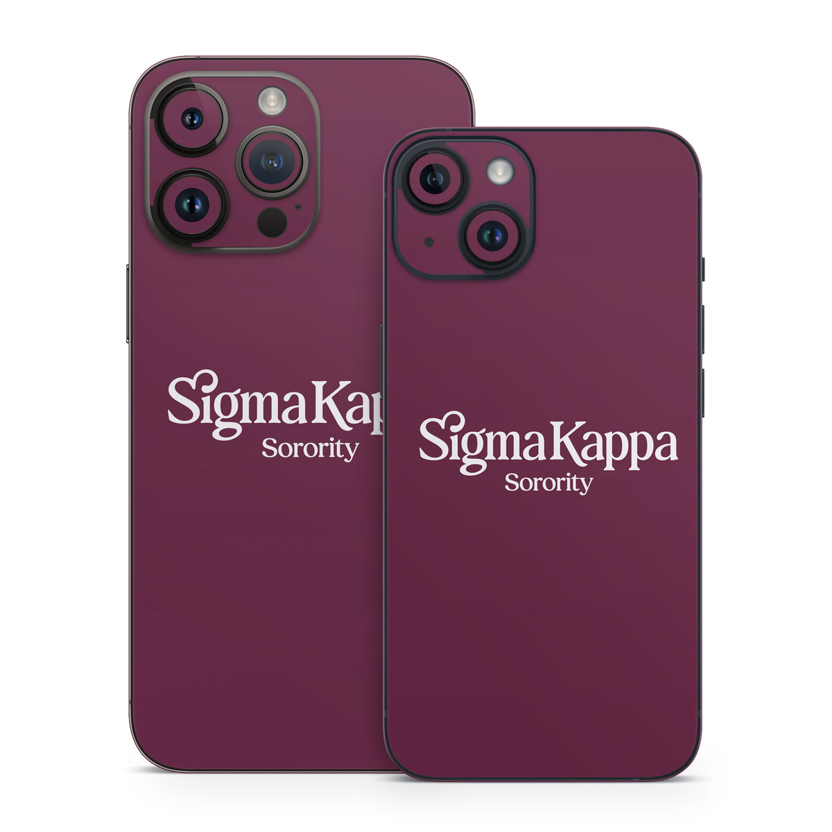 Sigma Kappa Sorority Logo Dove Love on Mary Maroon - Apple iPhone 14 Skin