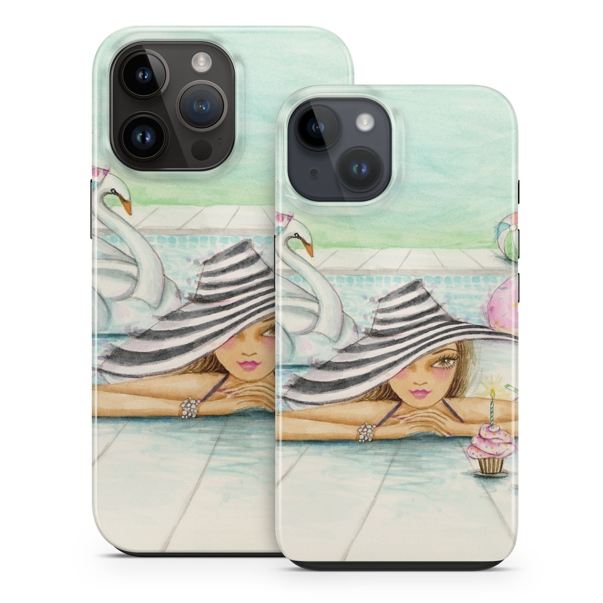 Delphine at the Pool Party - Apple iPhone 14 Tough Case
