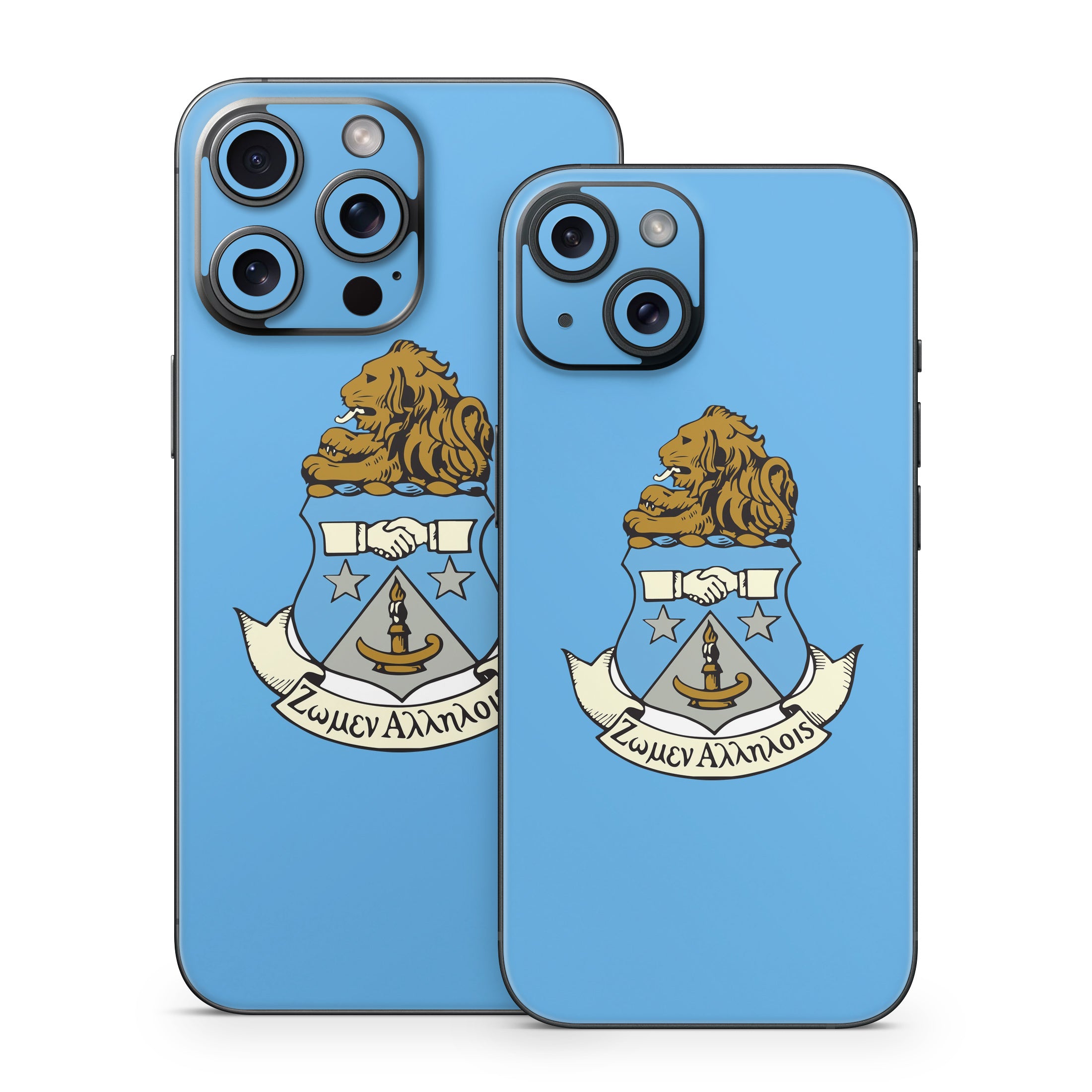 Alpha Delta Pi Crest Adelphean Blue - Apple iPhone 15 Skin