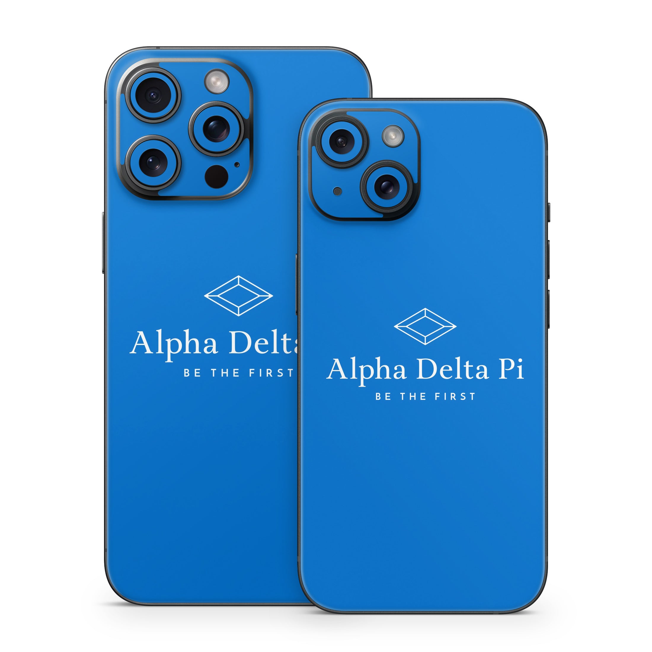 Alpha Delta Pi Primary Logo Azure - Apple iPhone 15 Skin