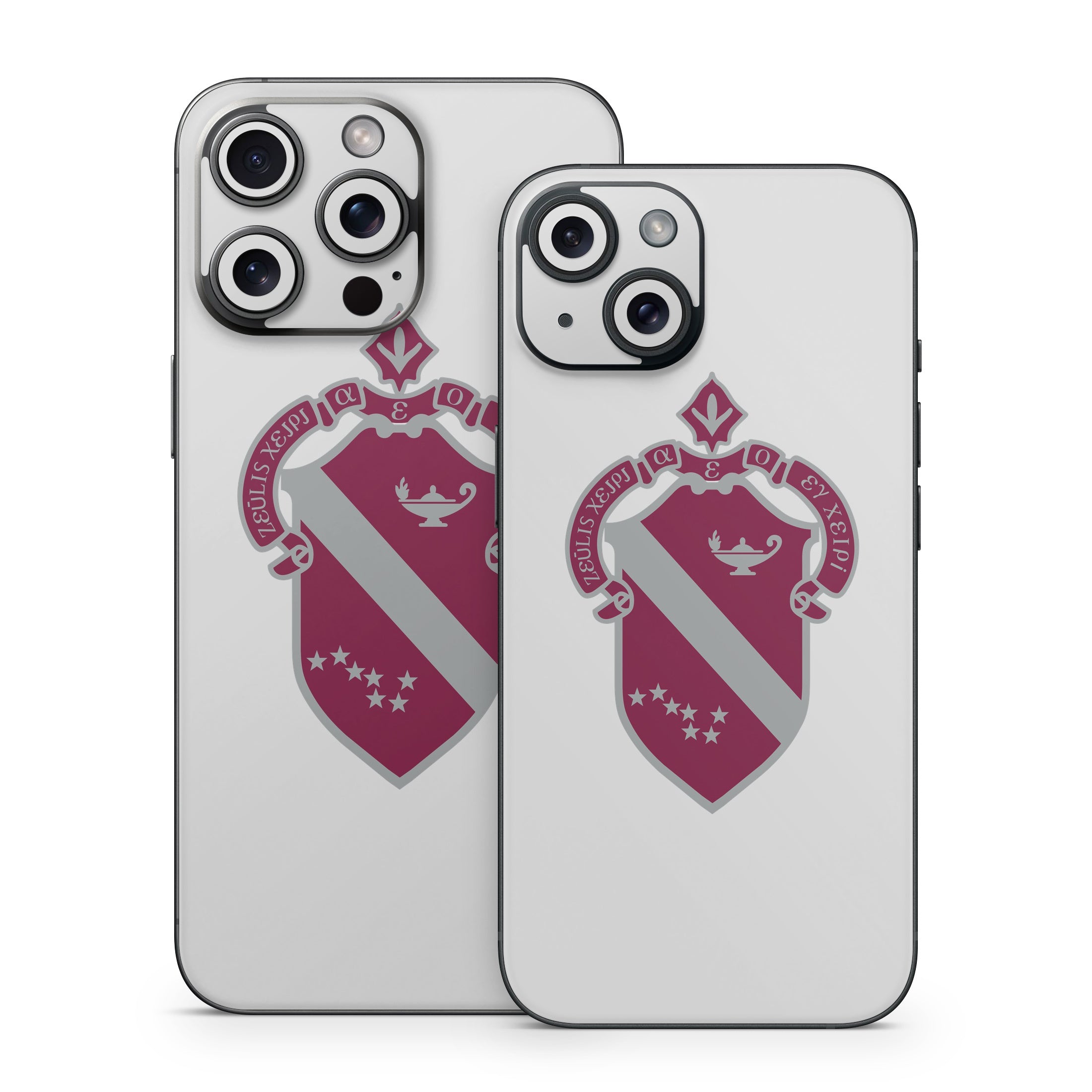 Alpha Phi Crest Silver - Apple iPhone 15 Skin