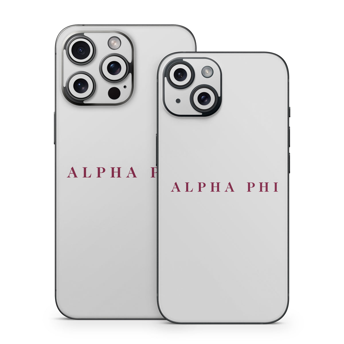 Alpha Phi Wordmark Silver - Apple iPhone 15 Skin