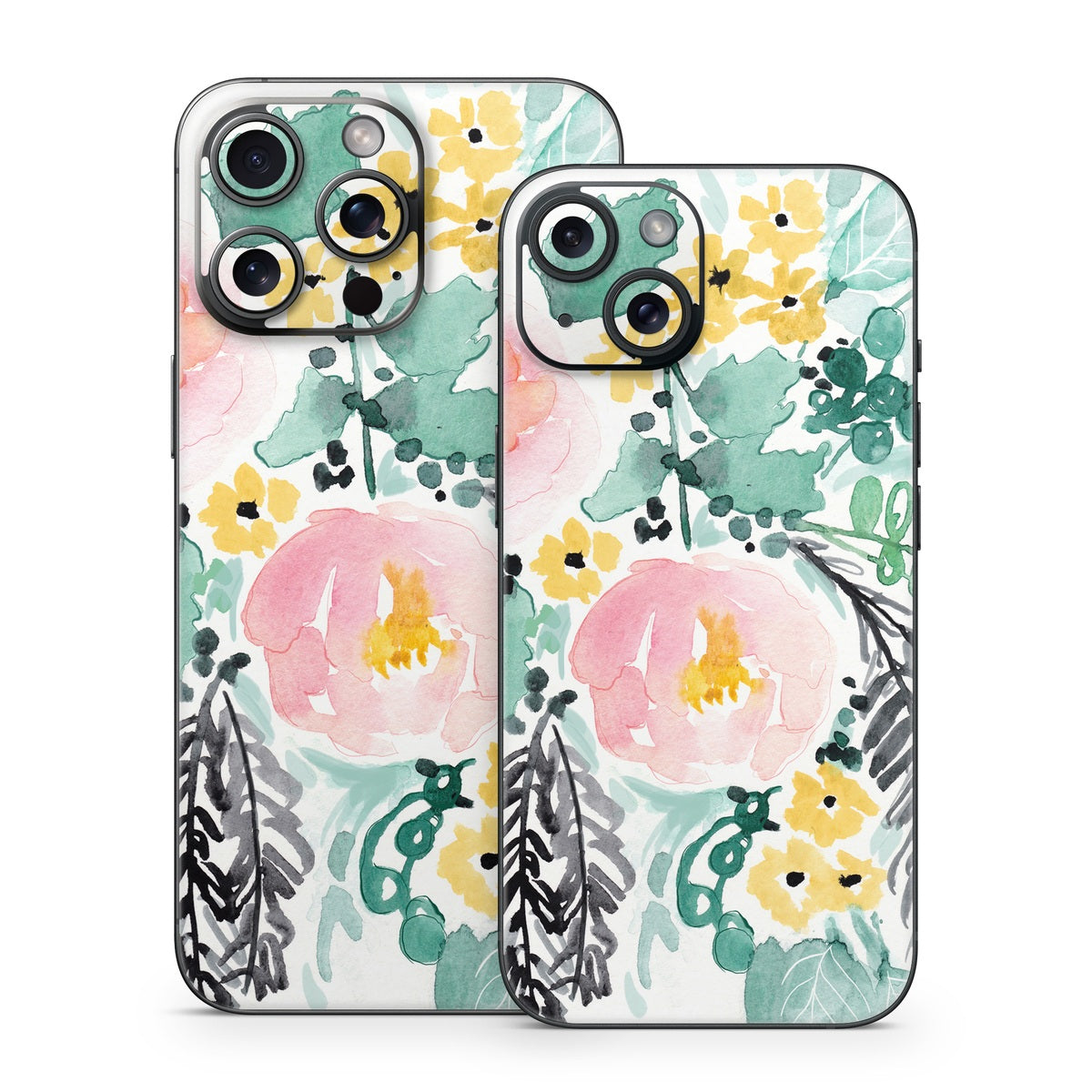 Blushed Flowers - Apple iPhone 15 Skin