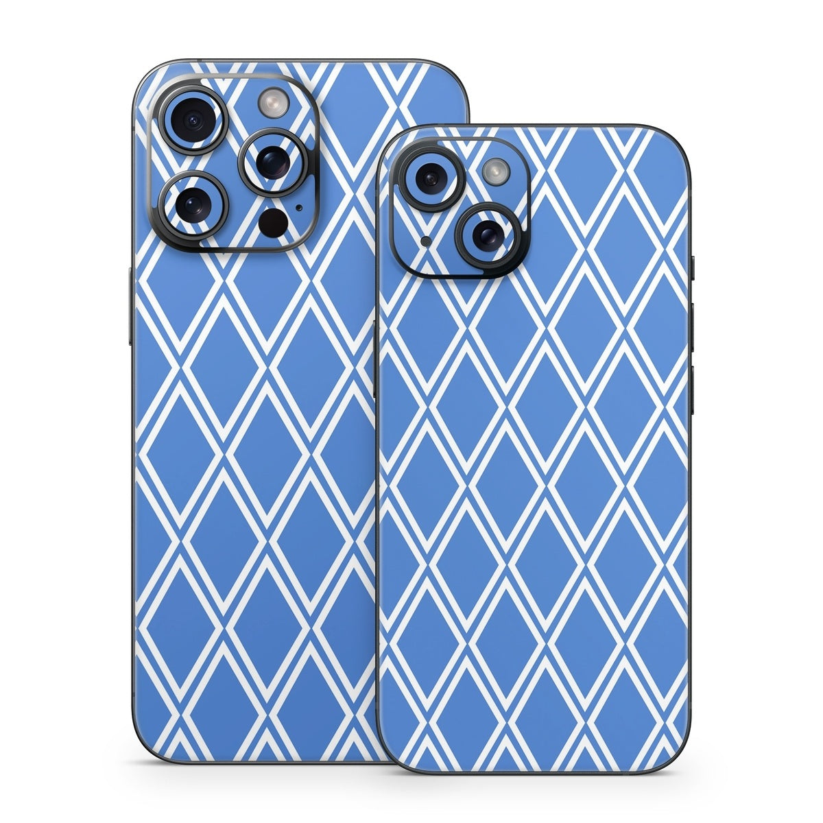 Blue Checks - Apple iPhone 15 Skin