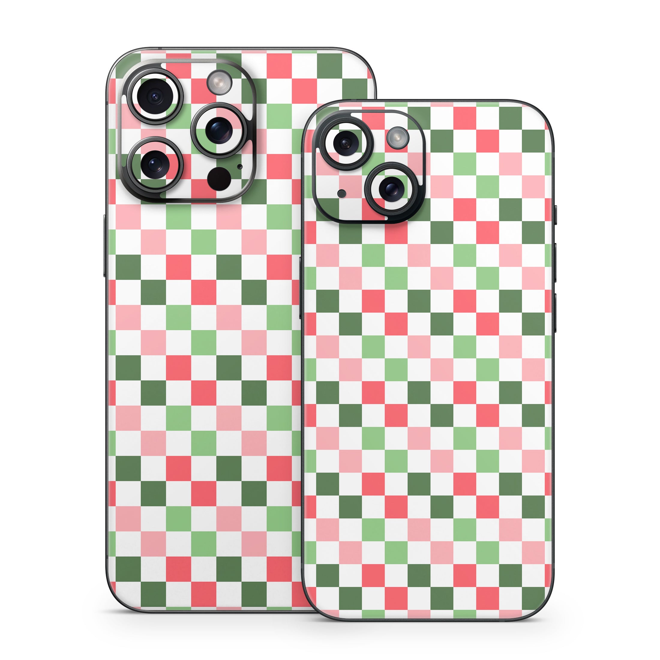 Christmas Checkers - Apple iPhone 15 Skin