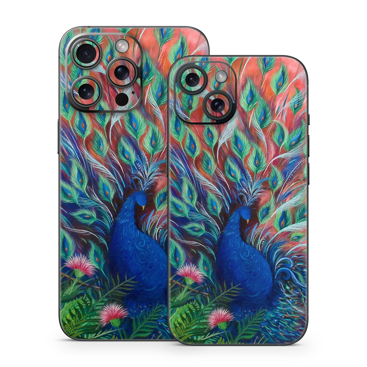 Coral Peacock - Apple iPhone 15 Skin
