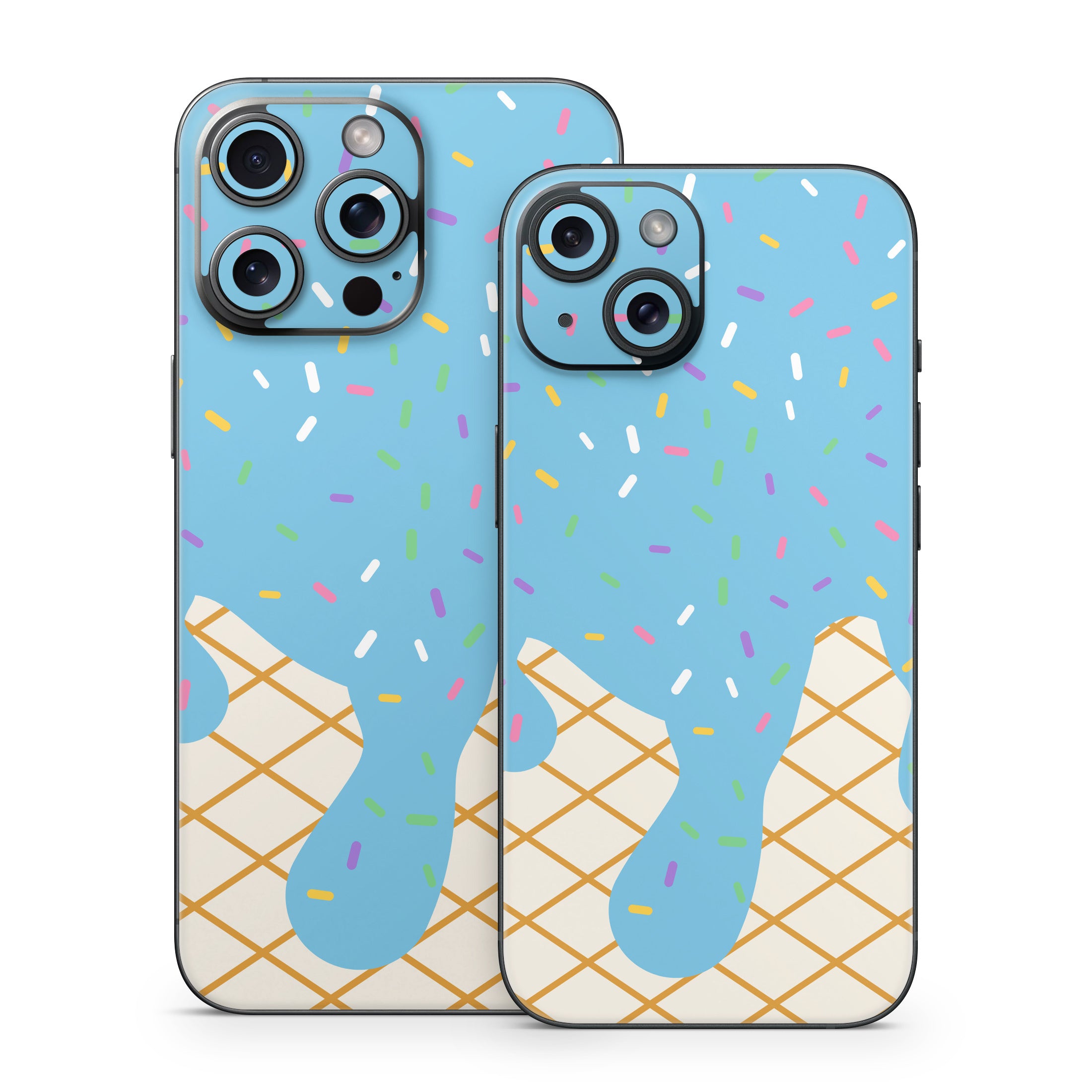 Cotton Candy Ice Cream Drip - Apple iPhone 15 Skin