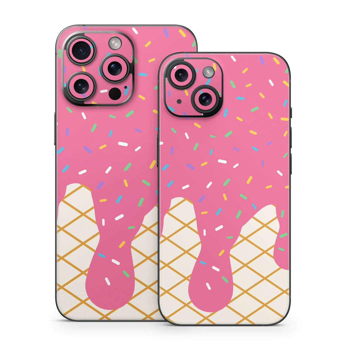 Strawberry Ice Cream Drip - Apple iPhone 15 Skin