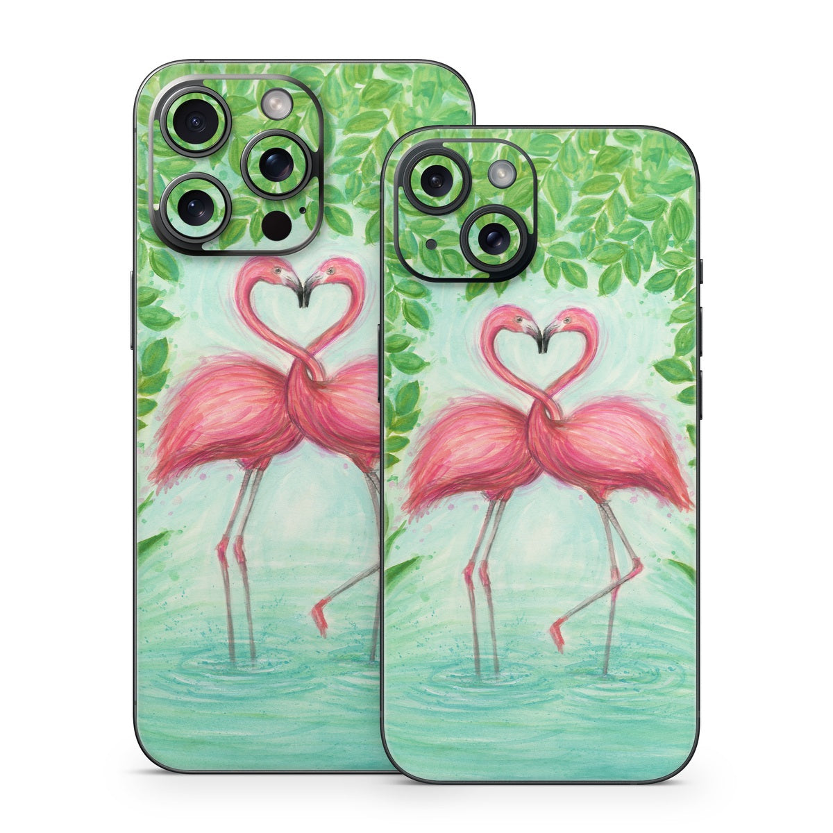 Flamingo Love - Apple iPhone 15 Skin