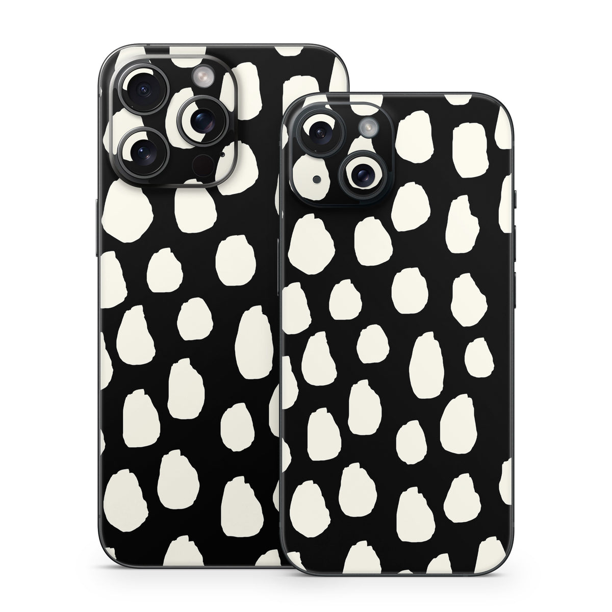 Inky Spots Black - Apple iPhone 15 Skin