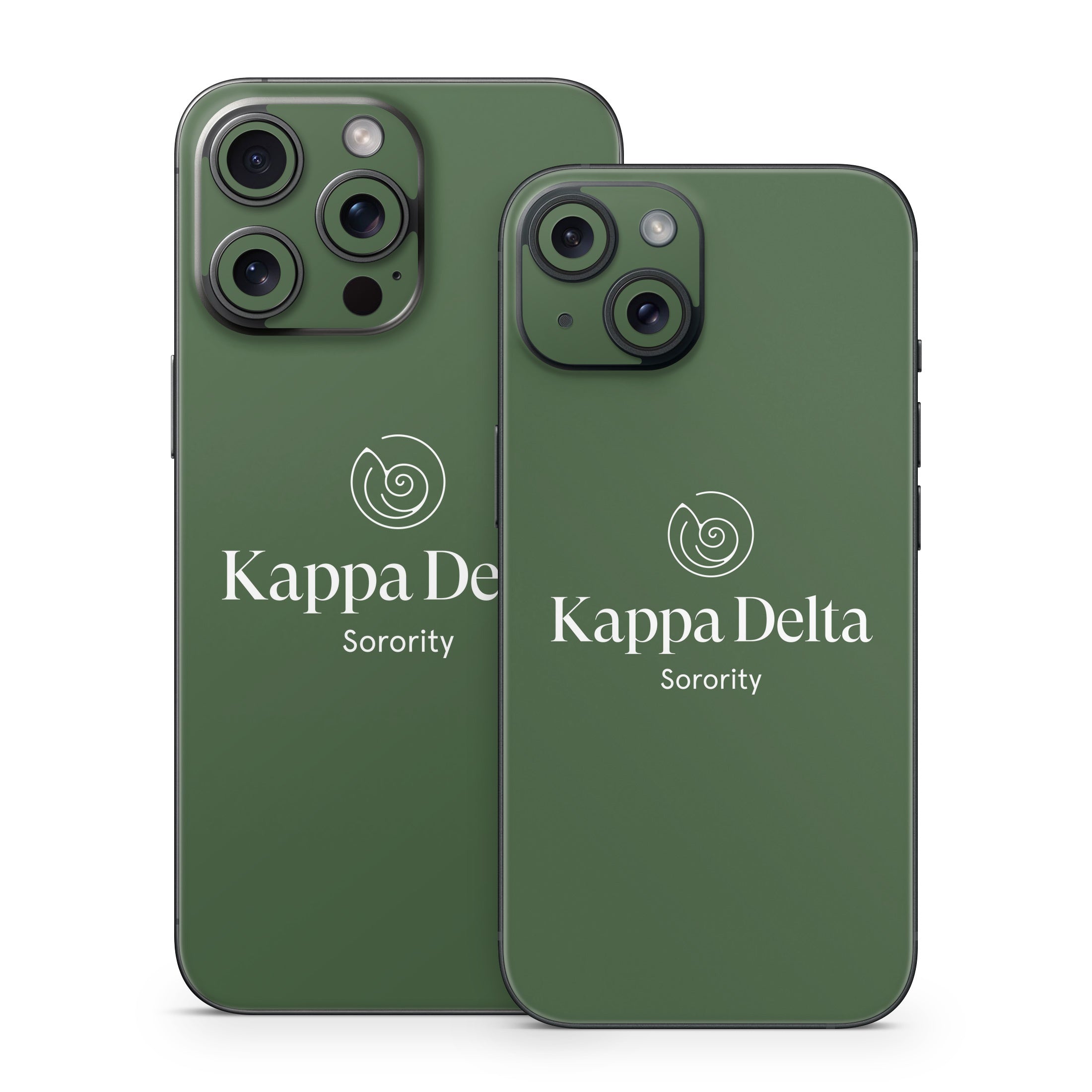 Kappa Delta Primary Logo Dark Olive - Apple iPhone 15 Skin