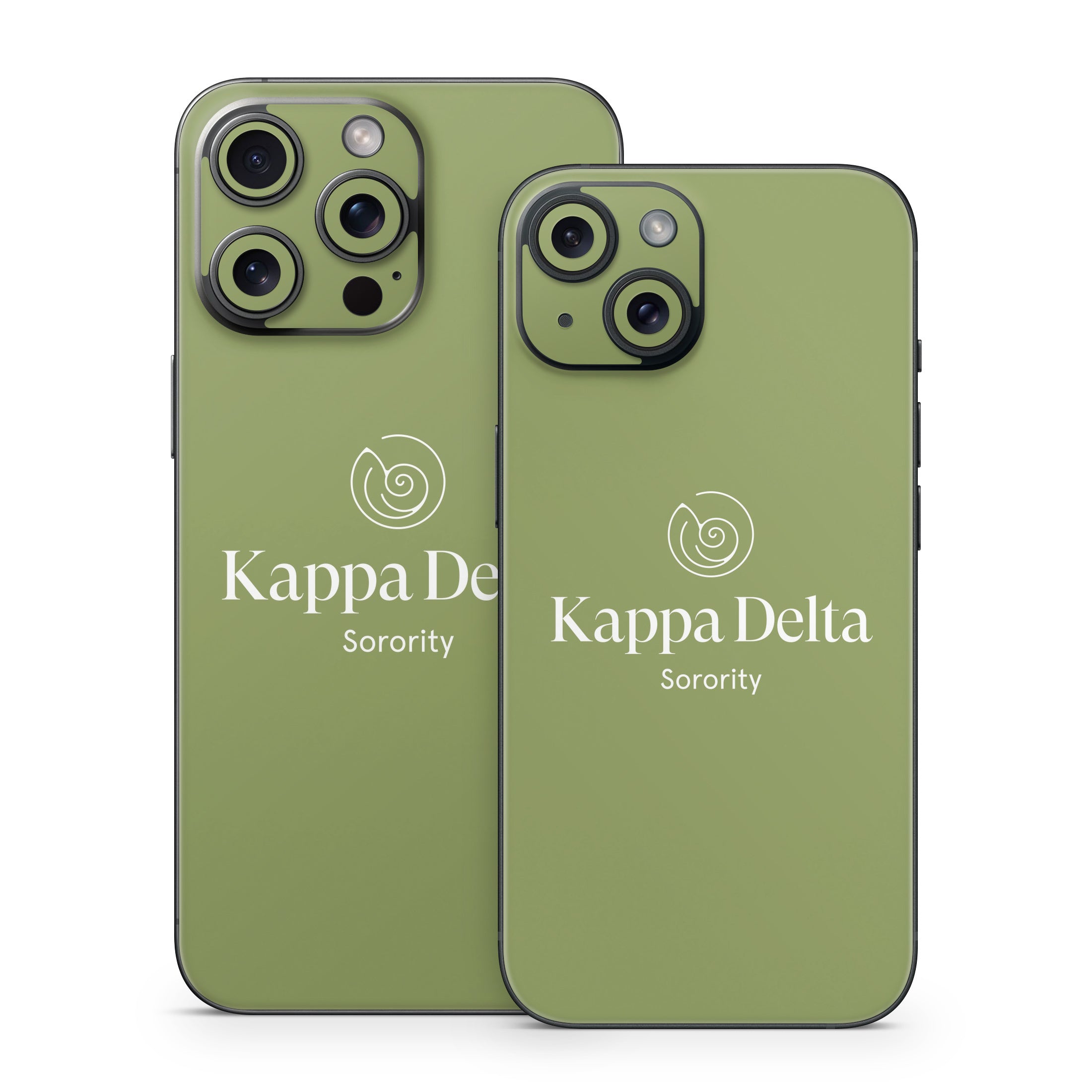 Kappa Delta Primary Logo KD Olive - Apple iPhone 15 Skin