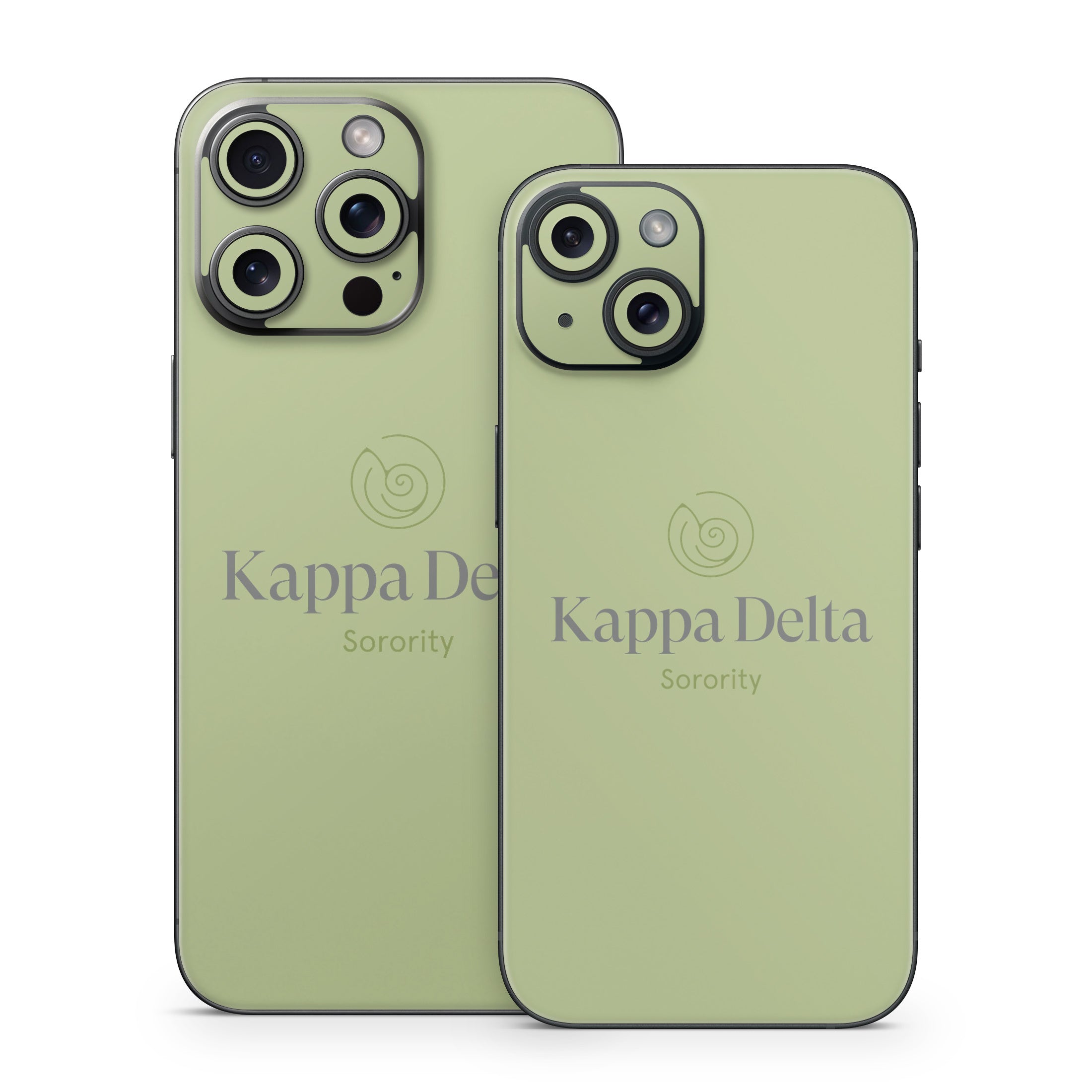Kappa Delta Primary Logo Light Olive - Apple iPhone 15 Skin