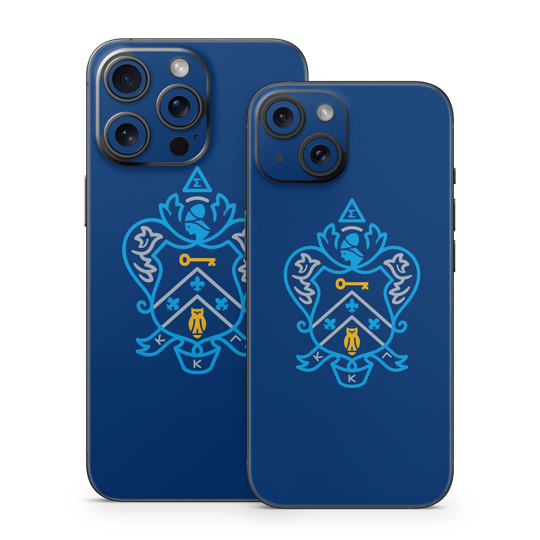 Kappa Kappa Gamma Coat of Arms Kappa Blue - Apple iPhone 15 Skin
