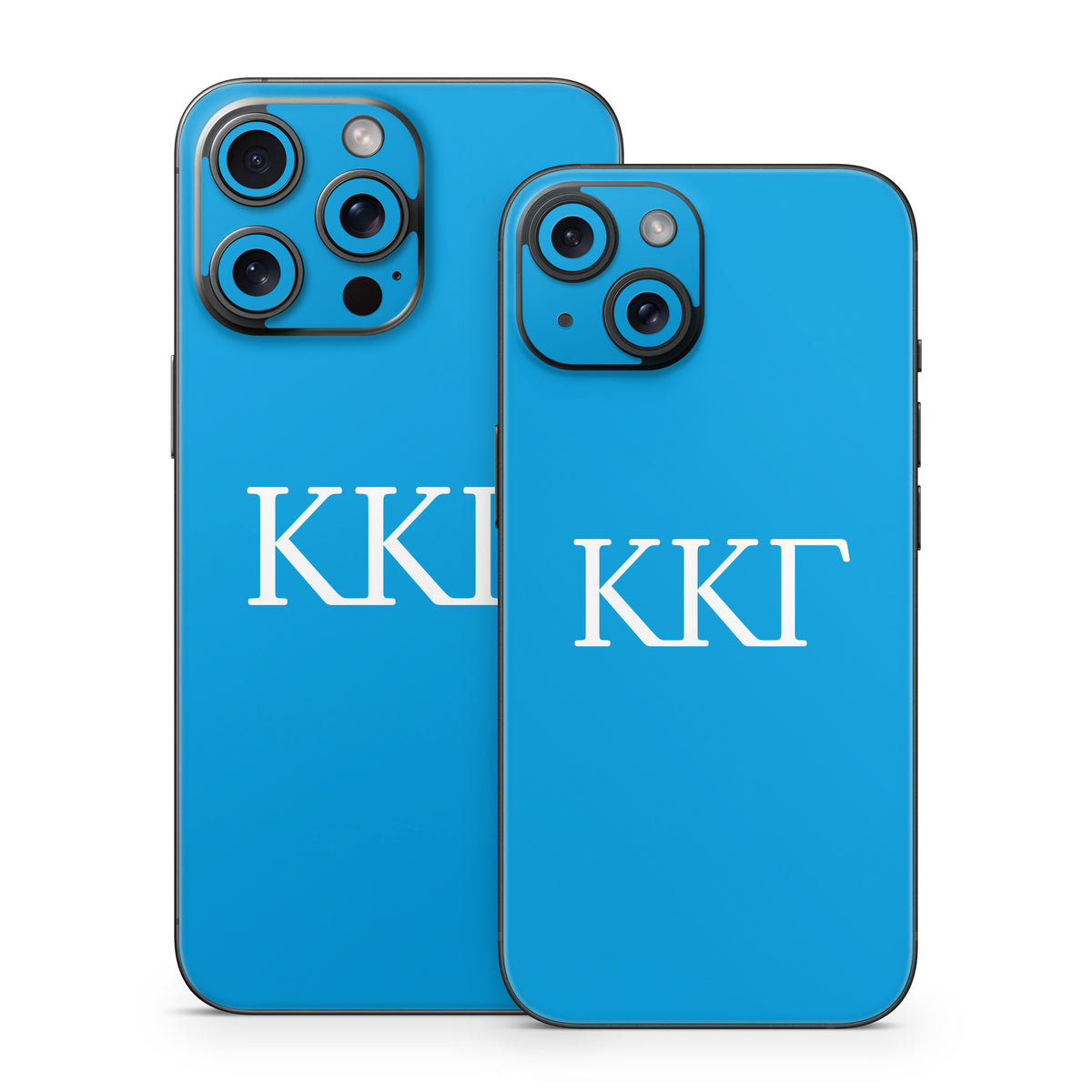 Kappa Kappa Gamma Greek Letters Gamma Blue - Apple iPhone 15 Skin